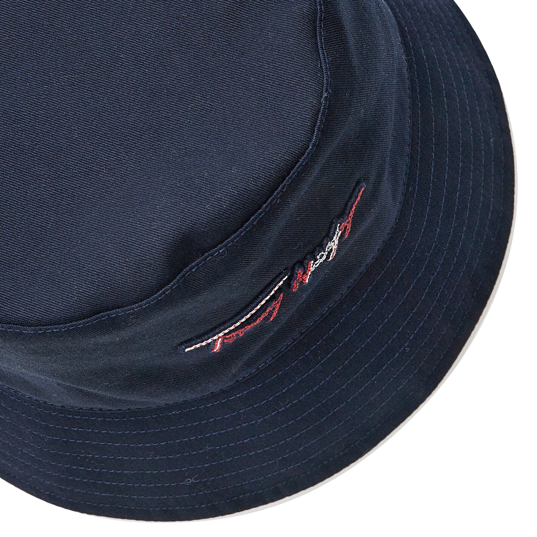 Tommy Hilfiger Klobúk Bucket Iconic Signature AW0AW11671 Tmavomodrá - Pepit.sk