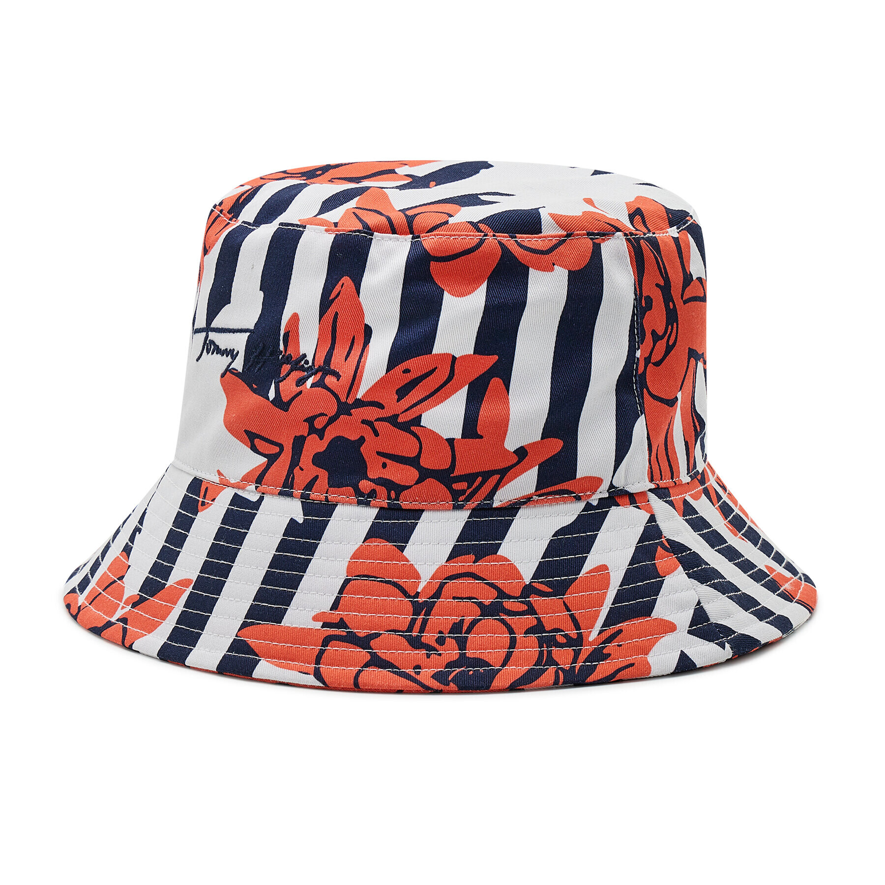 Tommy Hilfiger Klobúk Bucket Iconic Signature Floral AW0AW11676 Farebná - Pepit.sk