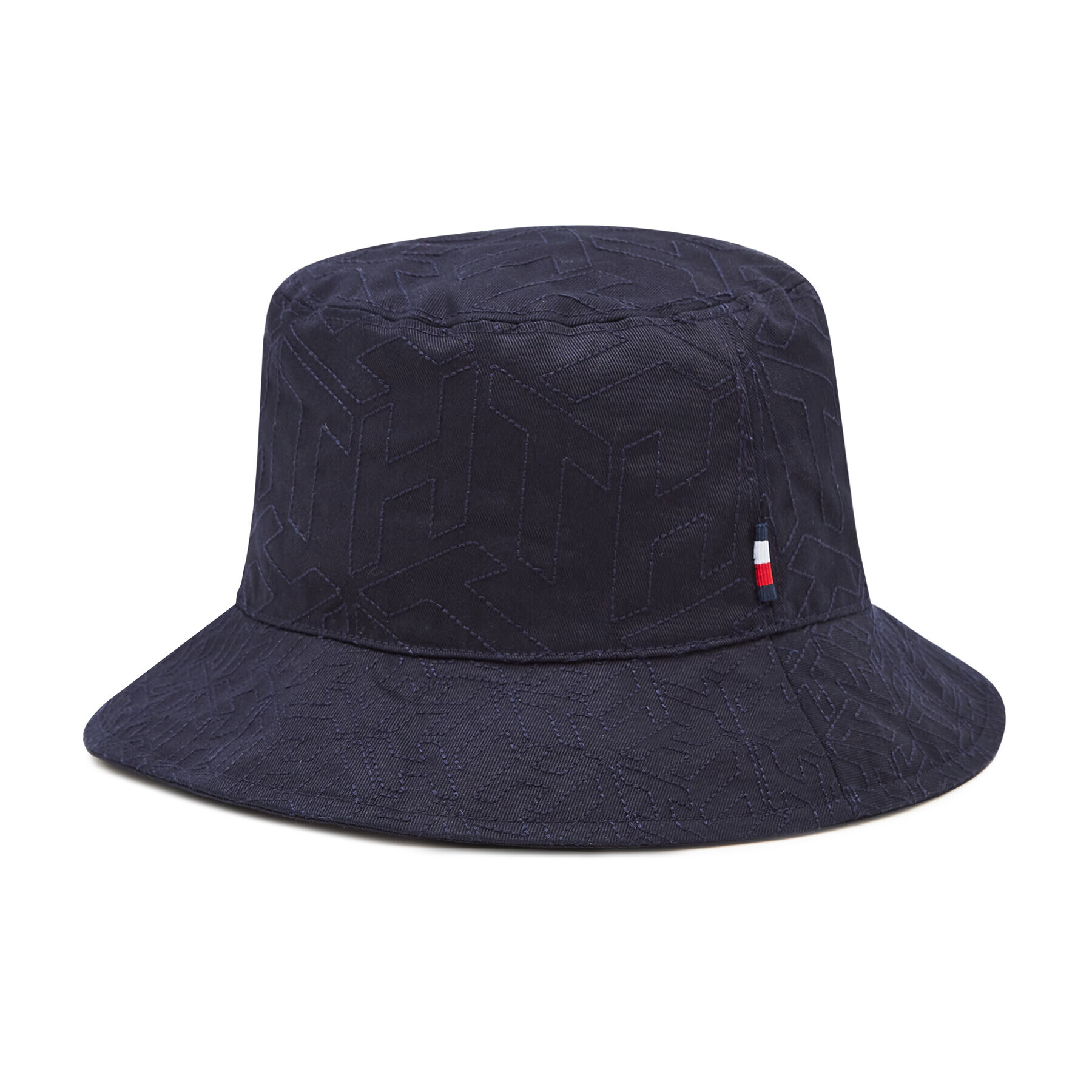 Tommy Hilfiger Klobúk Bucket Monogram AW0AW09799 Tmavomodrá - Pepit.sk