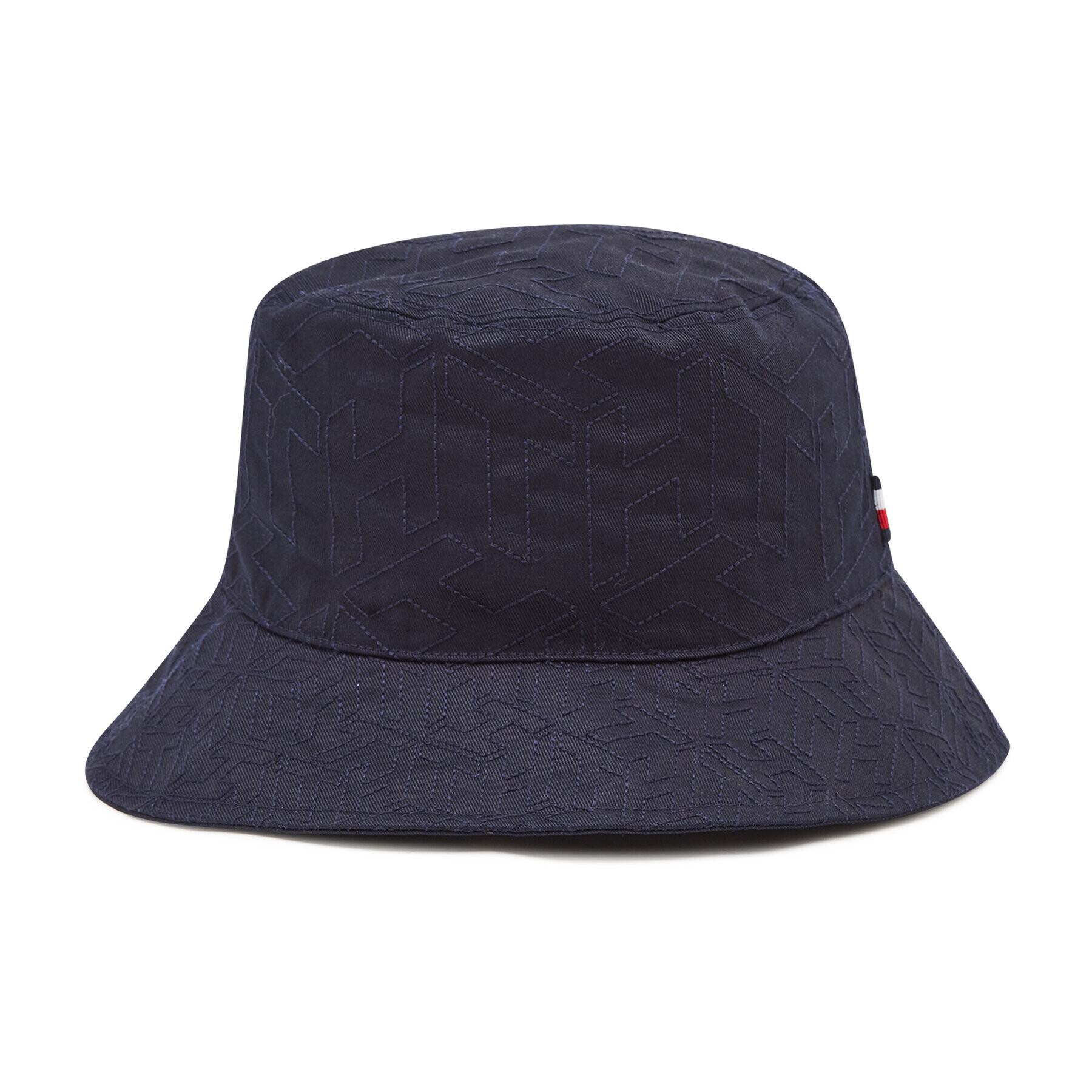 Tommy Hilfiger Klobúk Bucket Monogram AW0AW09799 Tmavomodrá - Pepit.sk