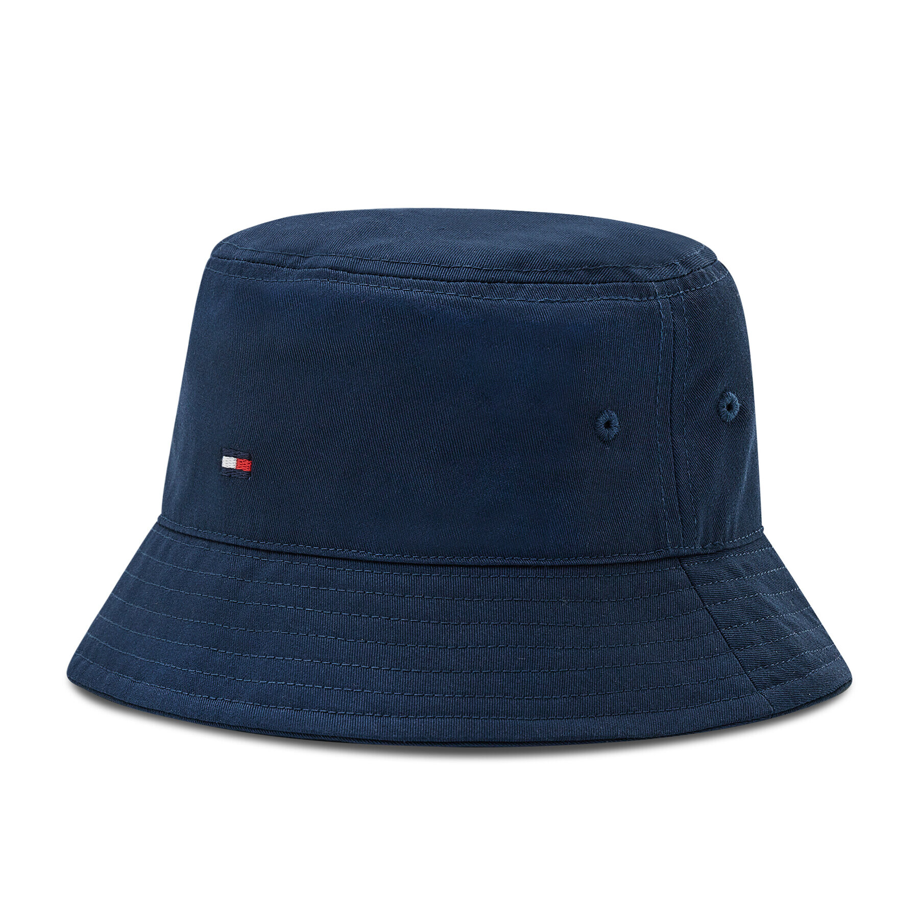 Tommy Hilfiger Klobúk Bucket Smal Flag AU0AU01385 Tmavomodrá - Pepit.sk