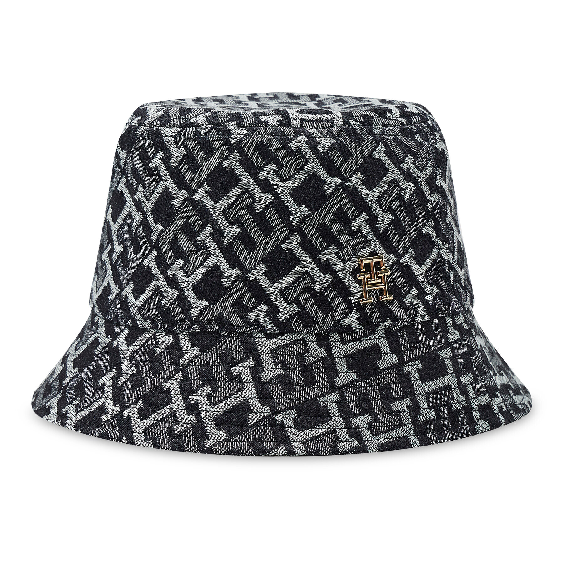 Tommy Hilfiger Klobúk Denim Monogram Bucket Hat AW0AW14360 Tmavomodrá - Pepit.sk