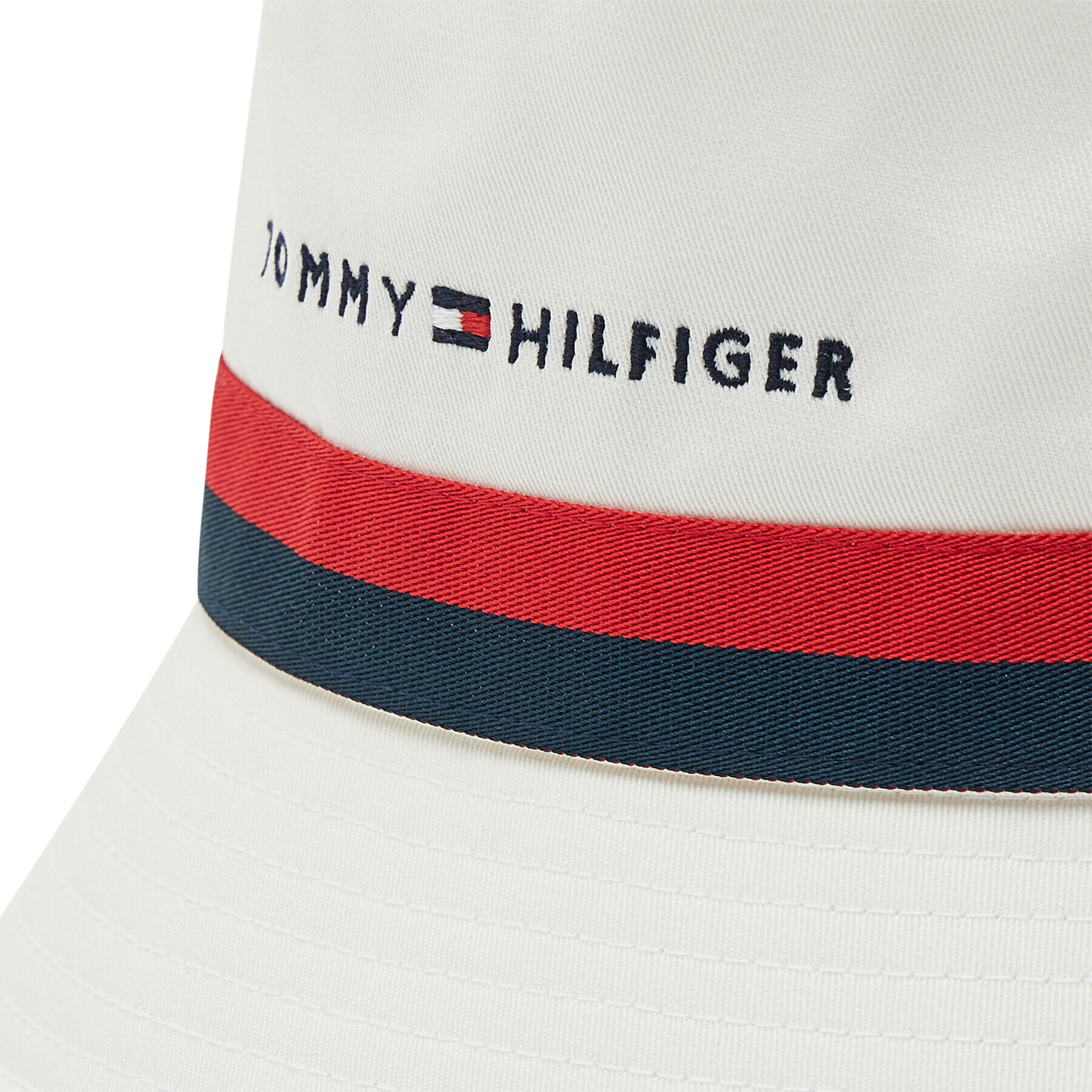 Tommy Hilfiger Klobúk Established Bucket AM0AM08271 Biela - Pepit.sk