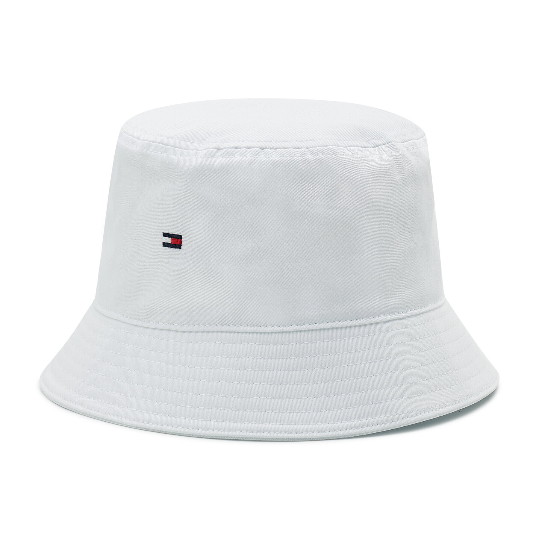 Tommy Hilfiger Klobúk Flag Bucket Hat AM0AM08273 Biela - Pepit.sk