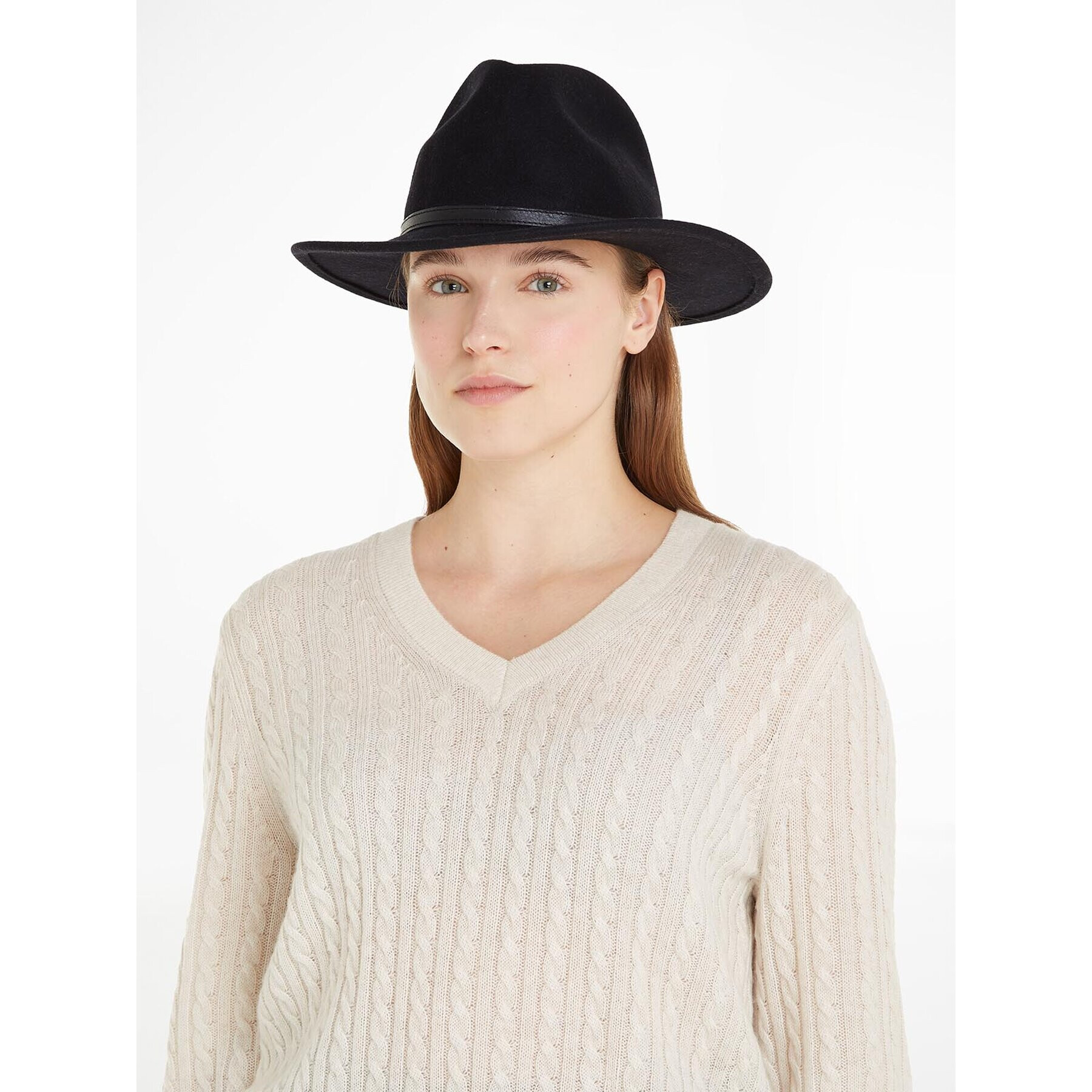 Tommy Hilfiger Klobúk Th Evening Fedora AW0AW15316 Čierna - Pepit.sk