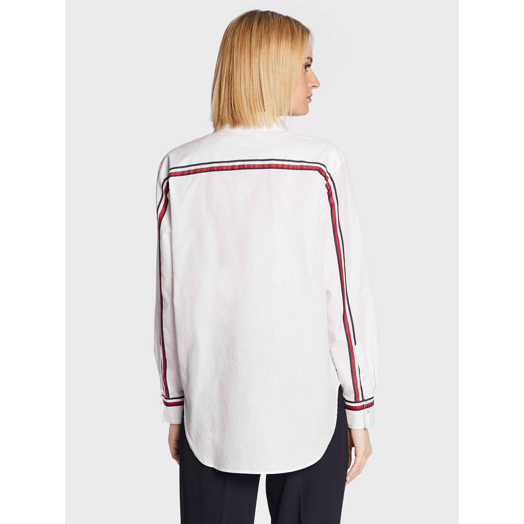 Tommy Hilfiger Košeľa Monica WW0WW34453 Biela Relaxed Fit - Pepit.sk