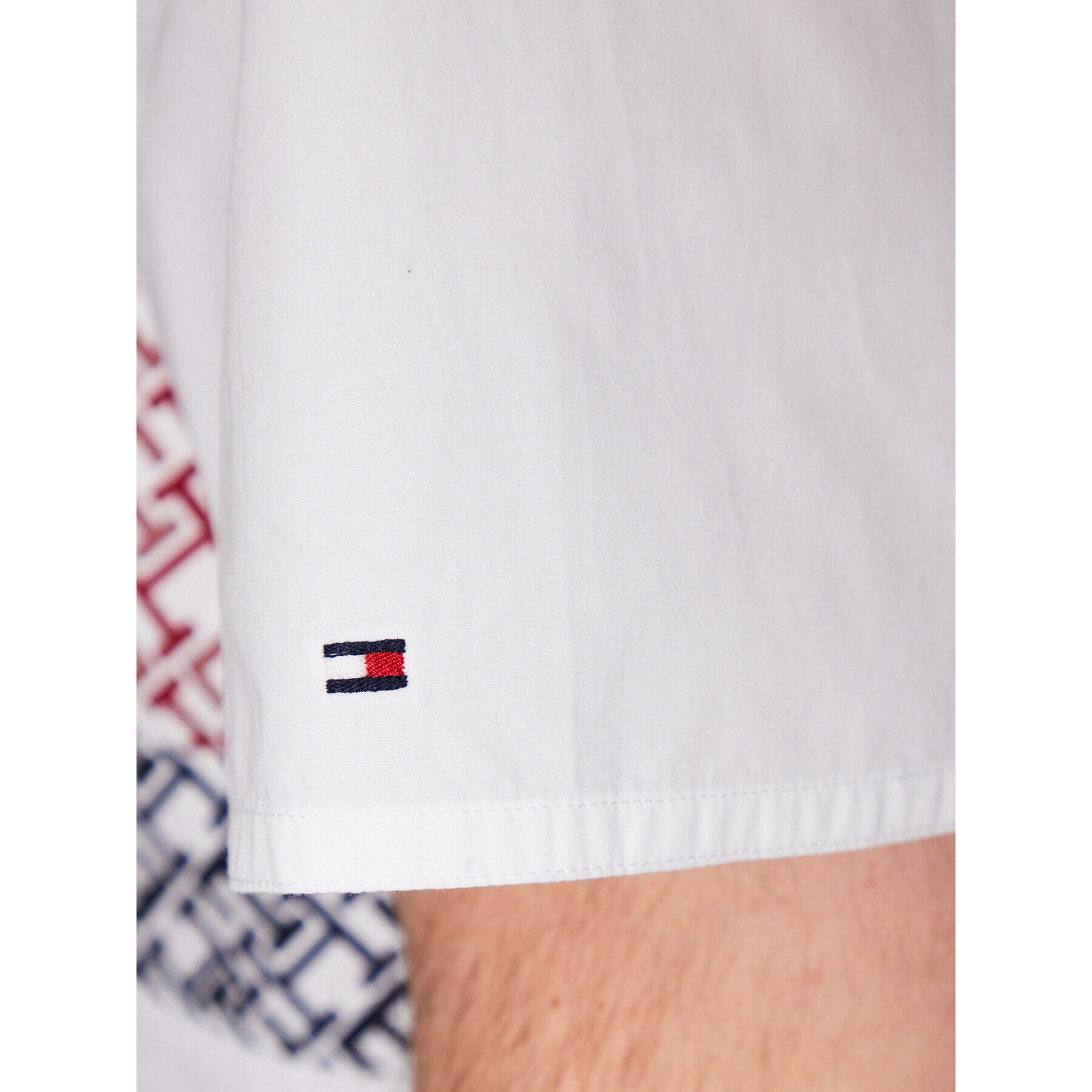 Tommy Hilfiger Košeľa Monogram Blocking MW0MW30628 Biela Regular Fit - Pepit.sk