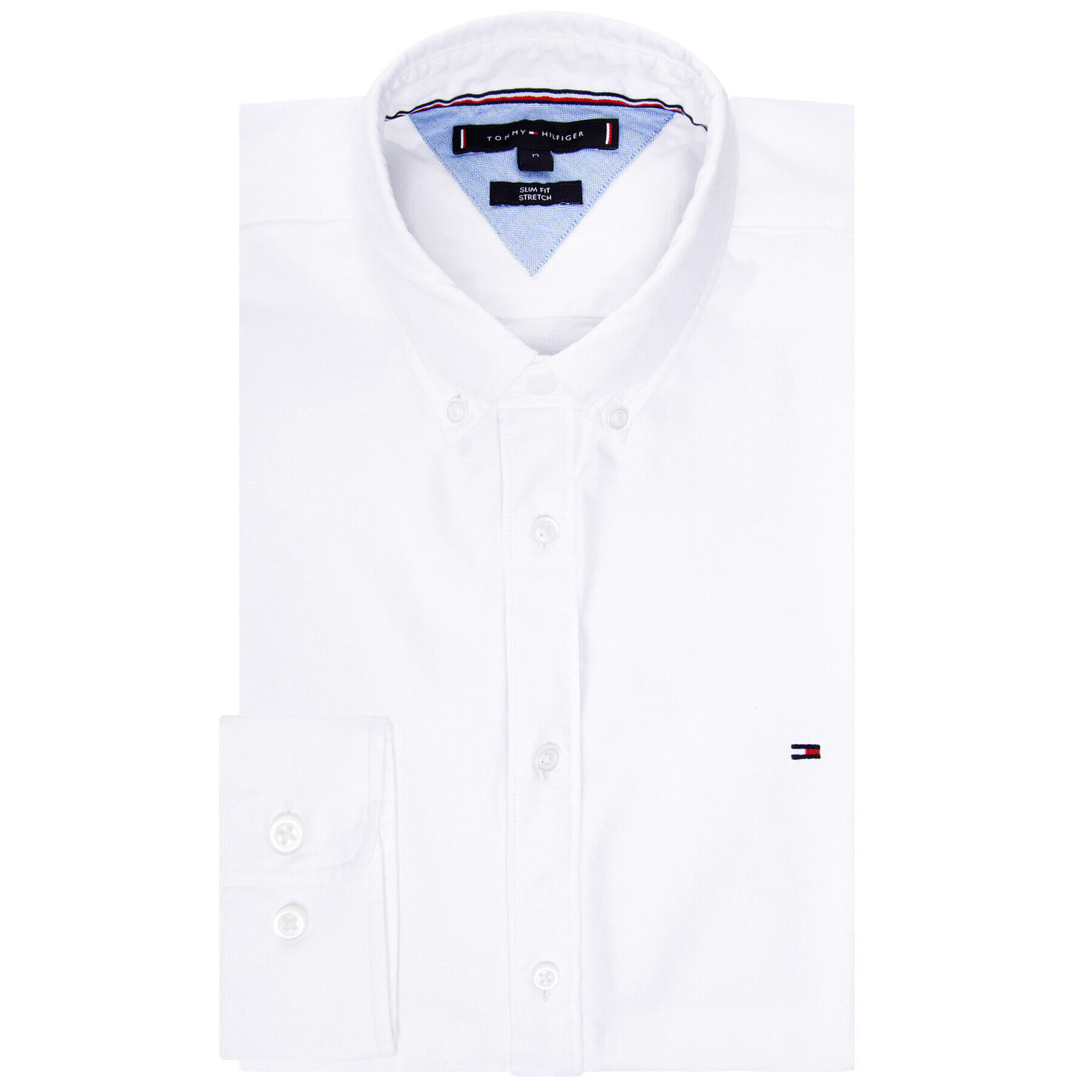 Tommy Hilfiger Košeľa MW0MW03745 Biela Slim Fit - Pepit.sk