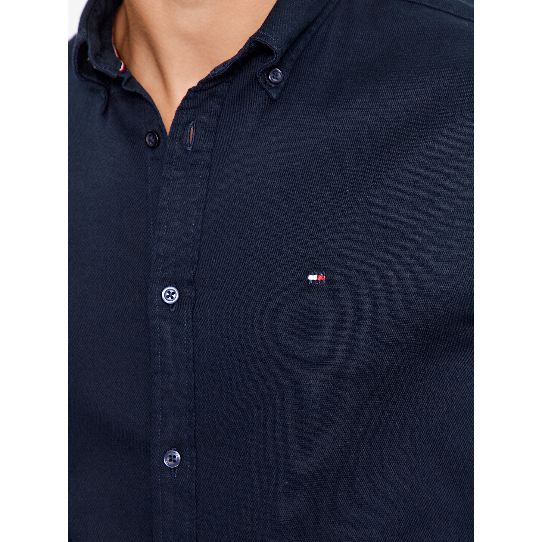 Tommy Hilfiger Košeľa MW0MW29970 Tmavomodrá Slim Fit - Pepit.sk