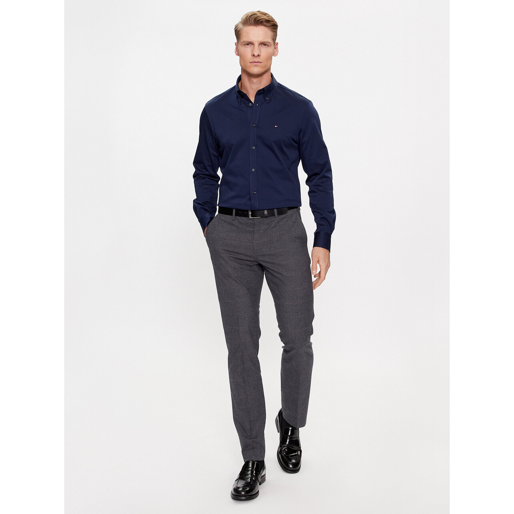 Tommy Hilfiger Košeľa MW0MW32906 Tmavomodrá Slim Fit - Pepit.sk