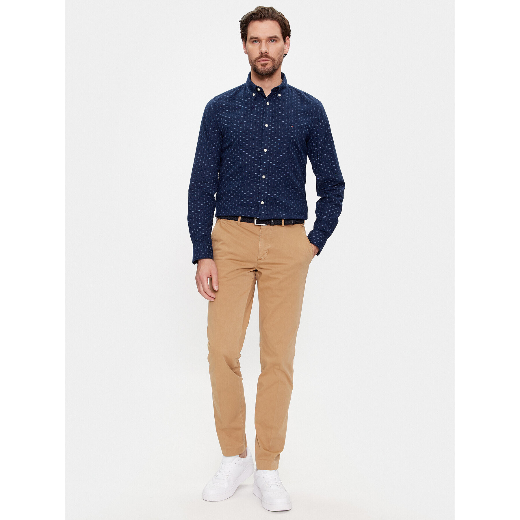 Tommy Hilfiger Košeľa MW0MW33306 Tmavomodrá Slim Fit - Pepit.sk