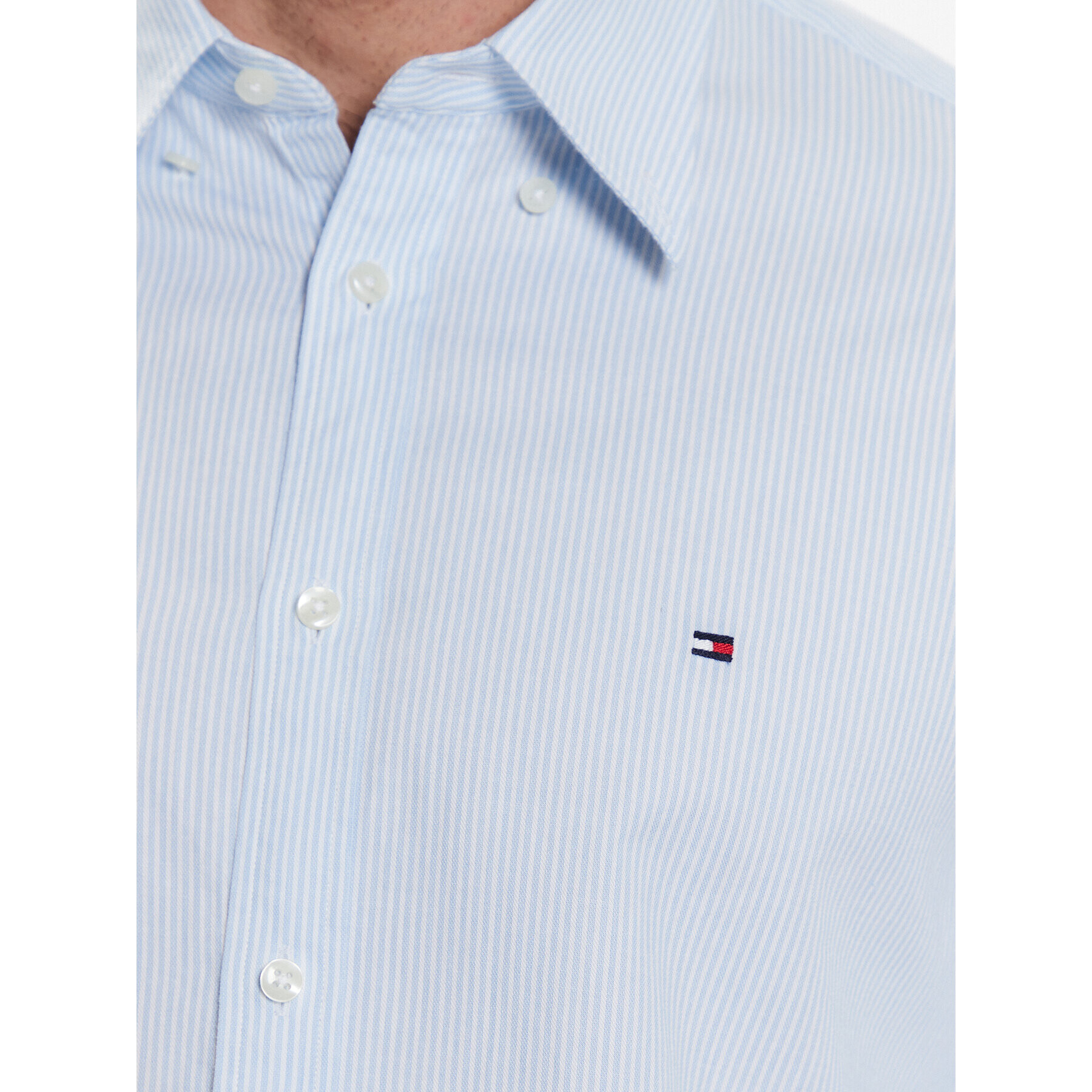 Tommy Hilfiger Košeľa Oxford MW0MW30633 Modrá Slim Fit - Pepit.sk