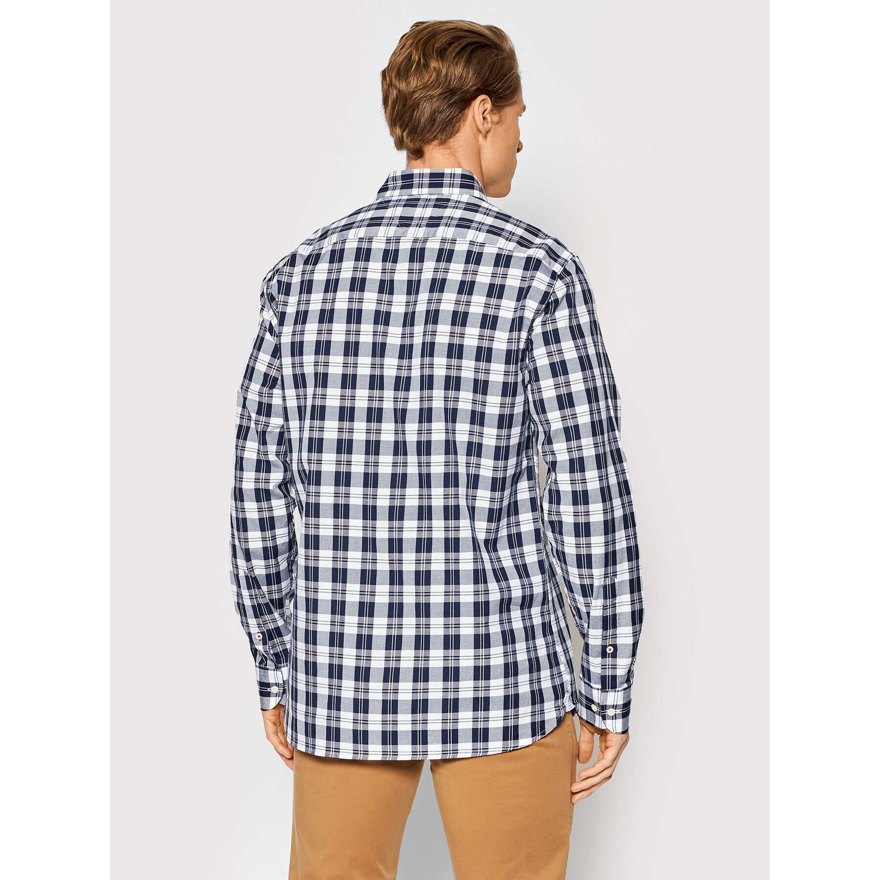 Tommy Hilfiger Košeľa Textured Check MW0MW21643 Farebná Regular Fit - Pepit.sk