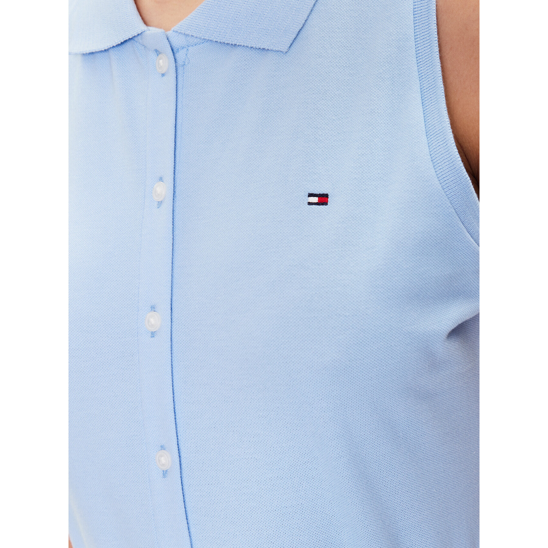 Tommy Hilfiger Košeľové šaty WW0WW37838 Modrá Slim Fit - Pepit.sk