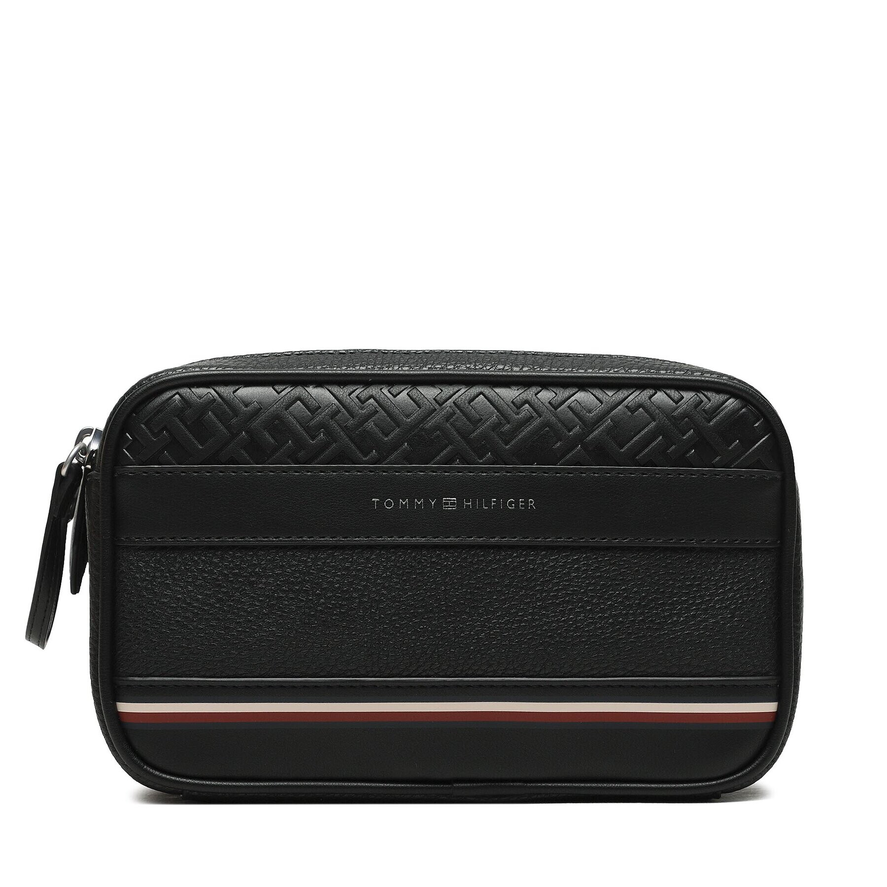 Tommy Hilfiger Kozmetická taštička Th Central Washbag Pu AM0AM11262 Čierna - Pepit.sk