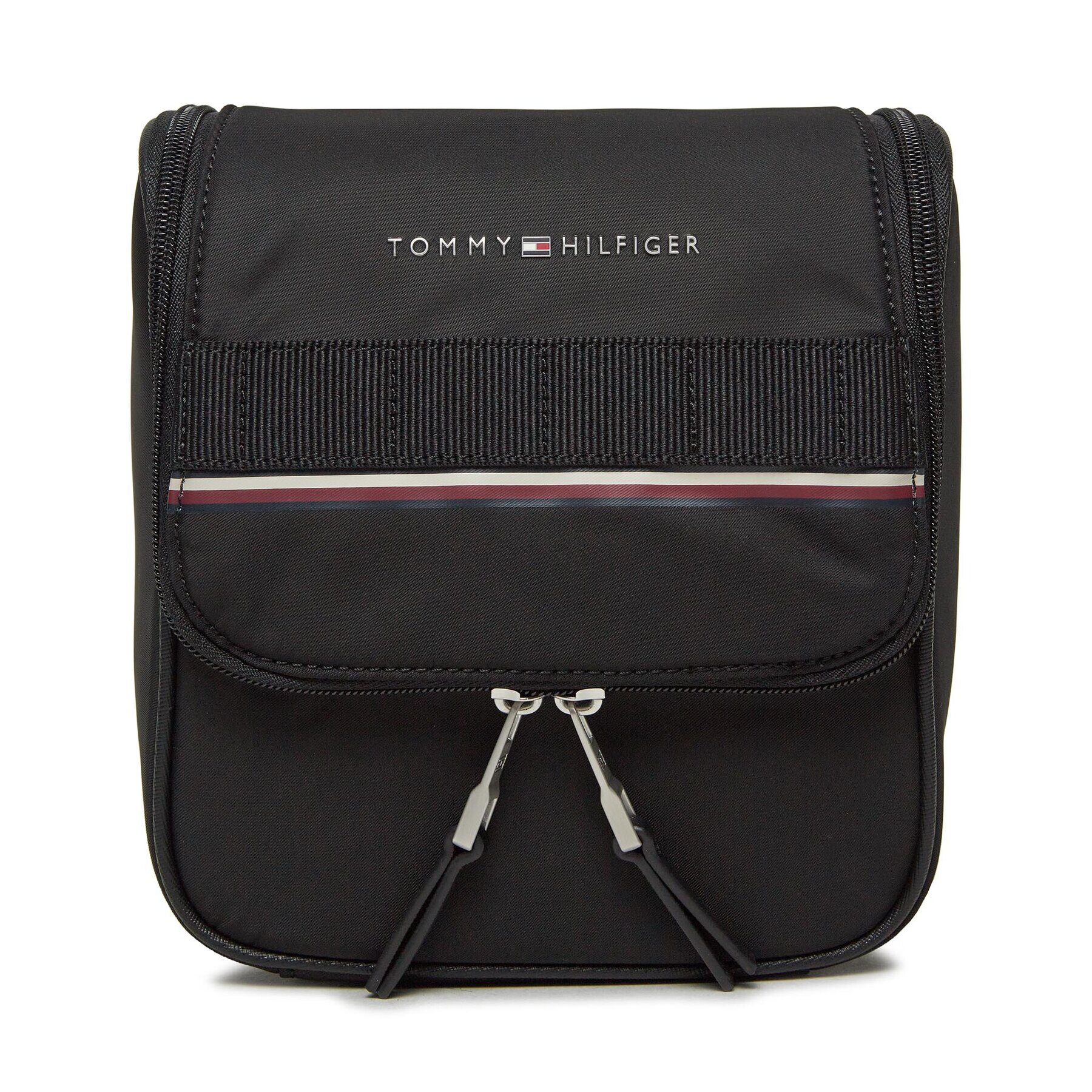 Tommy Hilfiger Kozmetická taštička Th Elevated Nylon Washbag AM0AM11608 Čierna - Pepit.sk