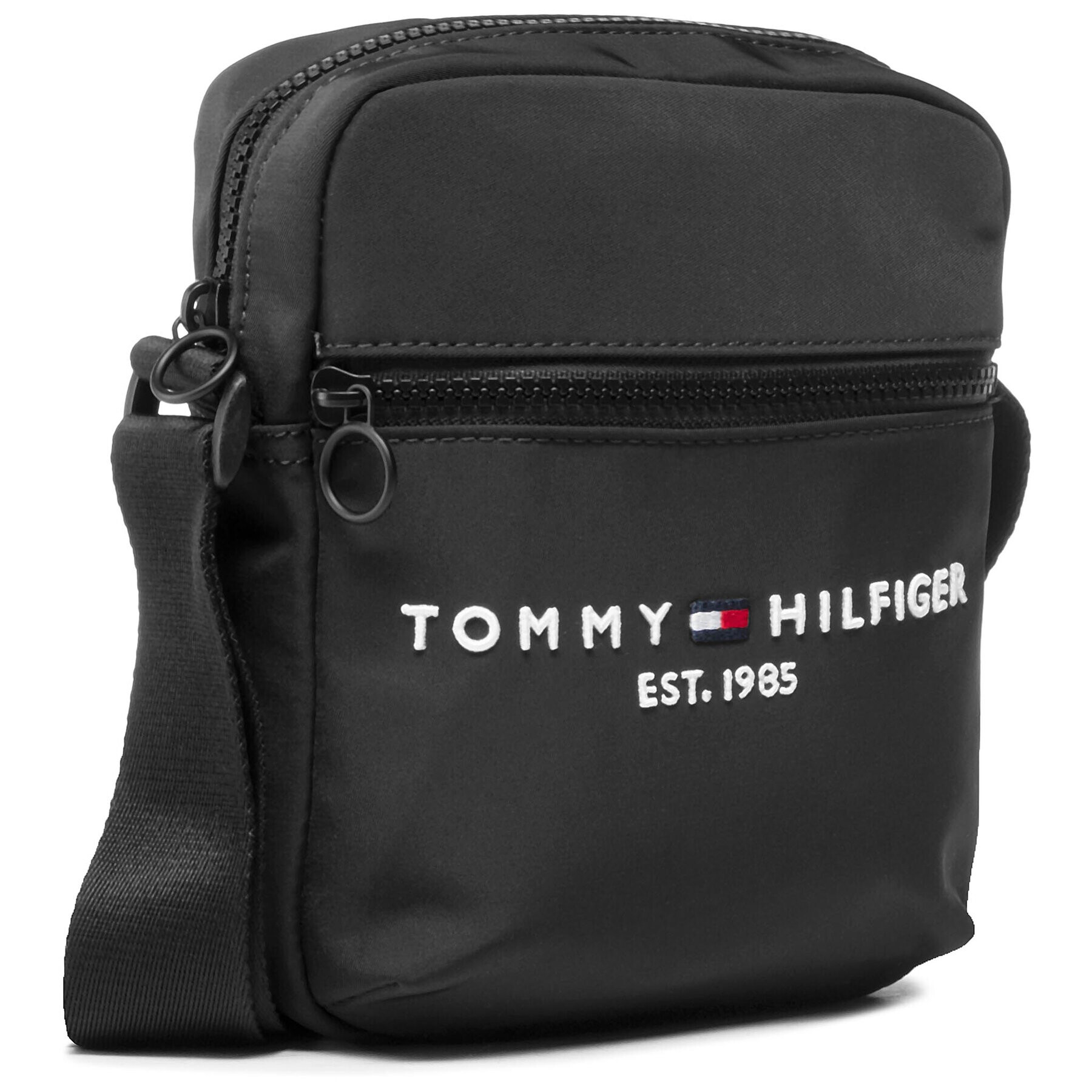 Tommy Hilfiger Ľadvinka Th Established Mini Reporter AM0AM07229 Čierna - Pepit.sk