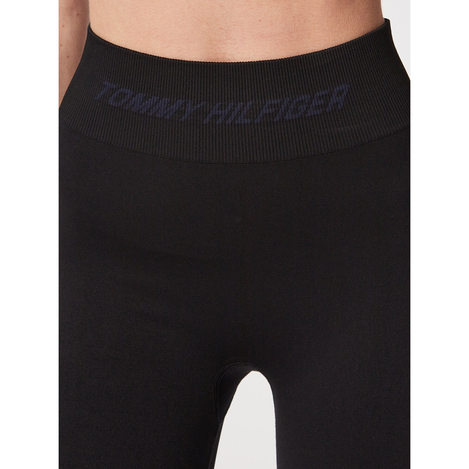 Tommy Hilfiger Legíny Shiny Seamless S10S101502 Čierna Slim Fit - Pepit.sk