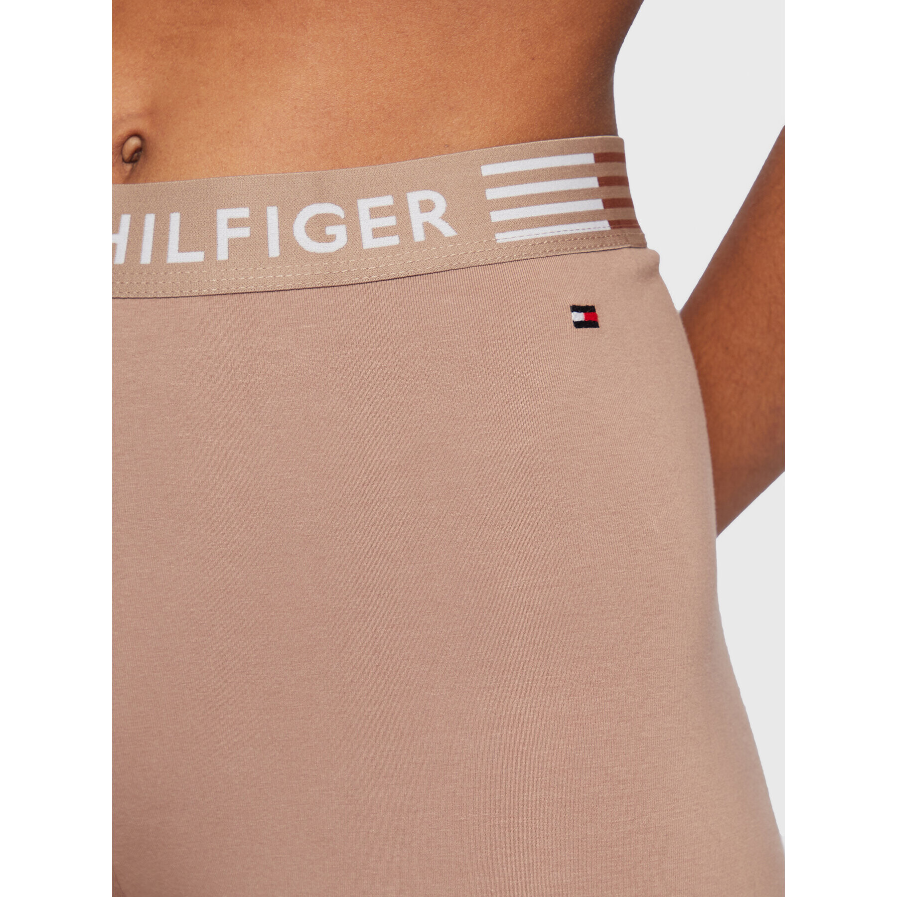 Tommy Hilfiger Legíny UW0UW03598 Hnedá Slim Fit - Pepit.sk