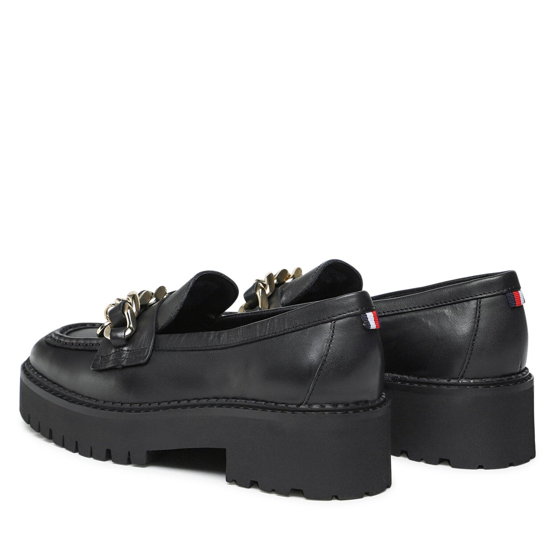 Tommy Hilfiger Loafers Chain Chunky Loafer FW0FW06865 Čierna - Pepit.sk