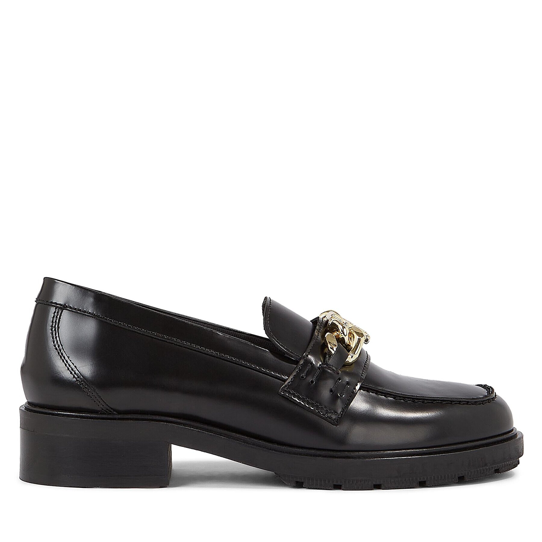 Tommy Hilfiger Loafers Th Chain Loafer FW0FW07517 Čierna - Pepit.sk