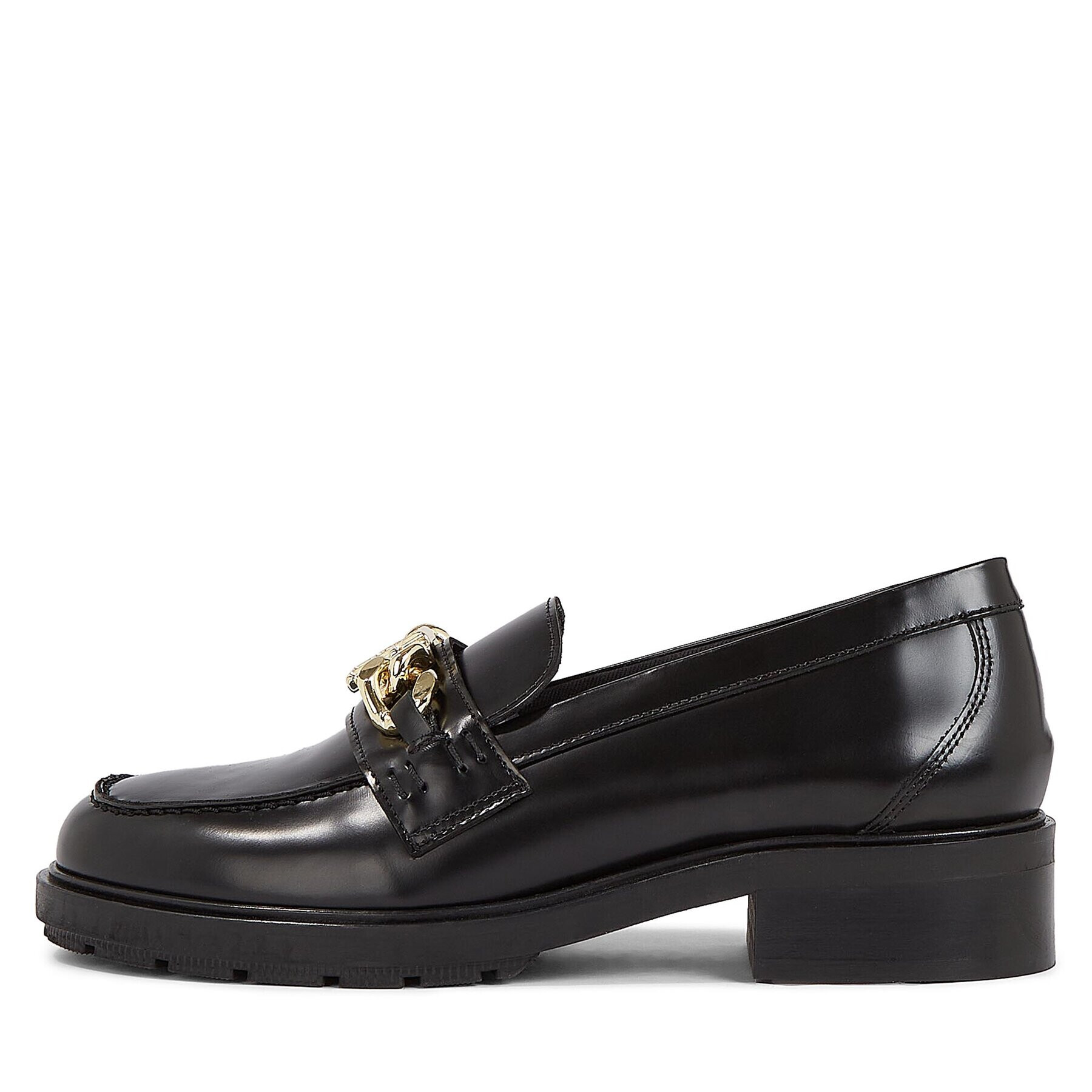 Tommy Hilfiger Loafers Th Chain Loafer FW0FW07517 Čierna - Pepit.sk