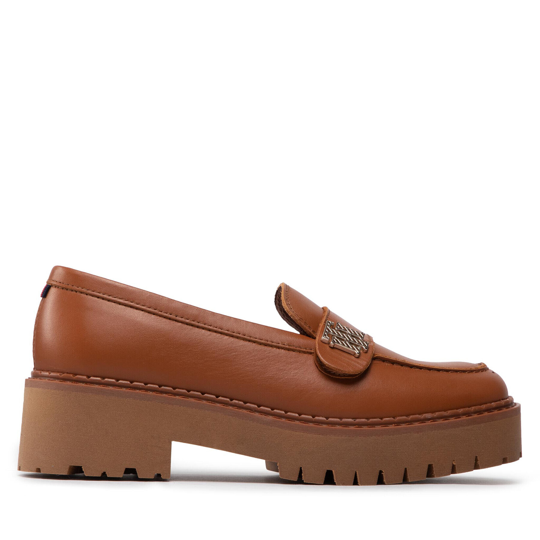 Tommy Hilfiger Loafers Th Hardware Chunky Loafer FW0FW06675 Hnedá - Pepit.sk