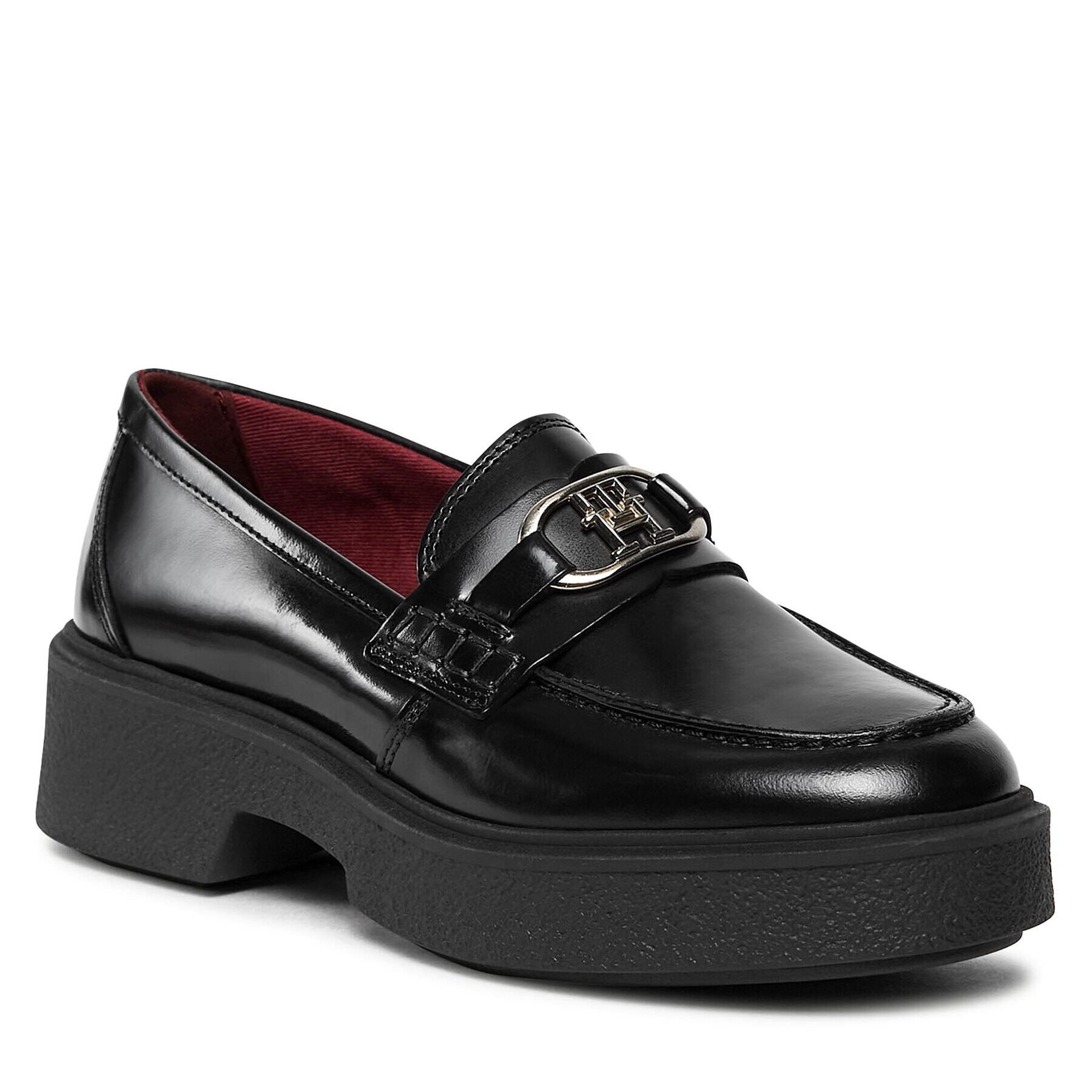 Tommy Hilfiger Loafers Th Hardware Loafer FW0FW07329 Čierna - Pepit.sk