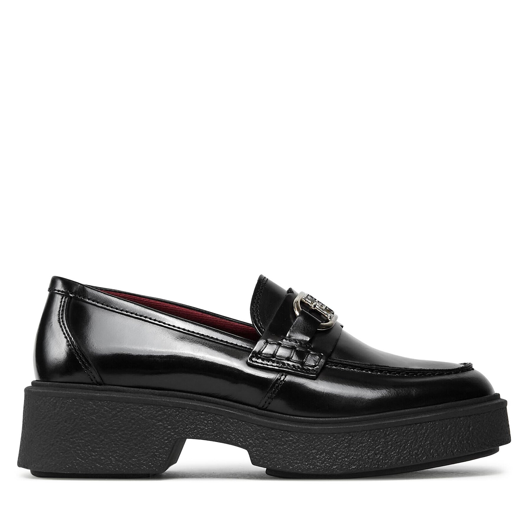 Tommy Hilfiger Loafers Th Hardware Loafer FW0FW07329 Čierna - Pepit.sk