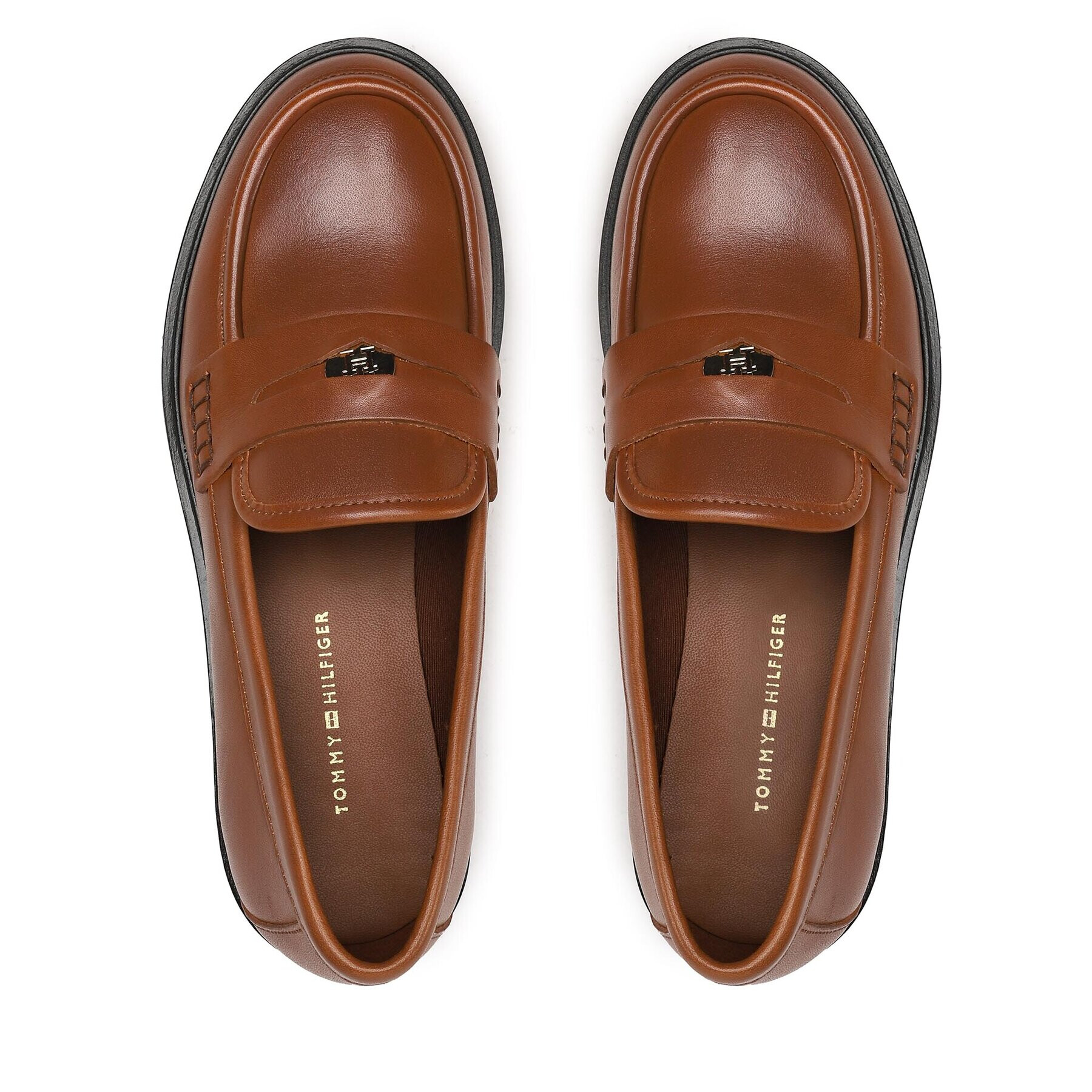 Tommy Hilfiger Loafers Th Iconic FW0FW07412 Hnedá - Pepit.sk