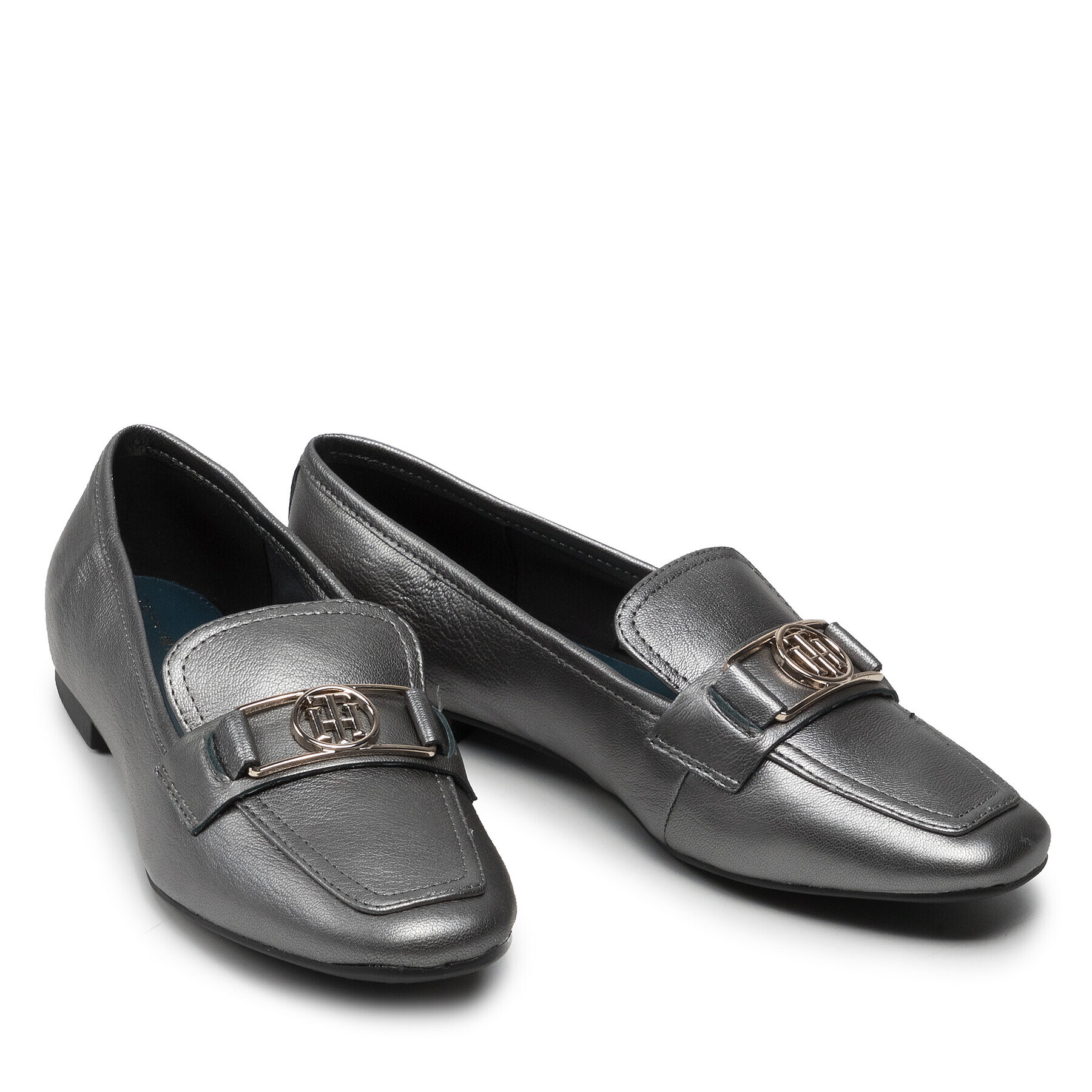 Tommy Hilfiger Lordsy Th Festive Essential Loafer FW0FW06124 Strieborná - Pepit.sk