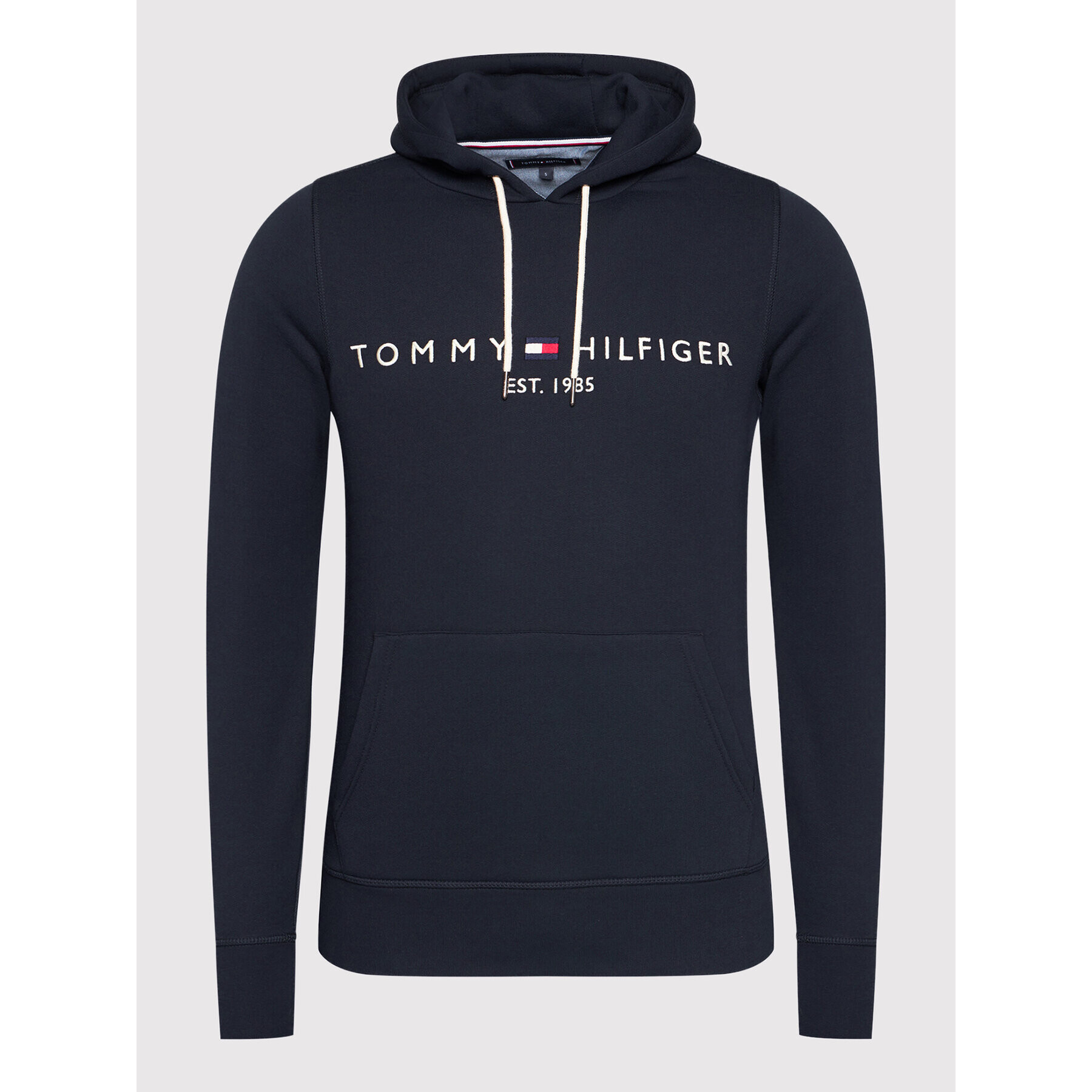 Tommy Hilfiger Mikina Core Logo MW0MW10752 Tmavomodrá Regular Fit - Pepit.sk