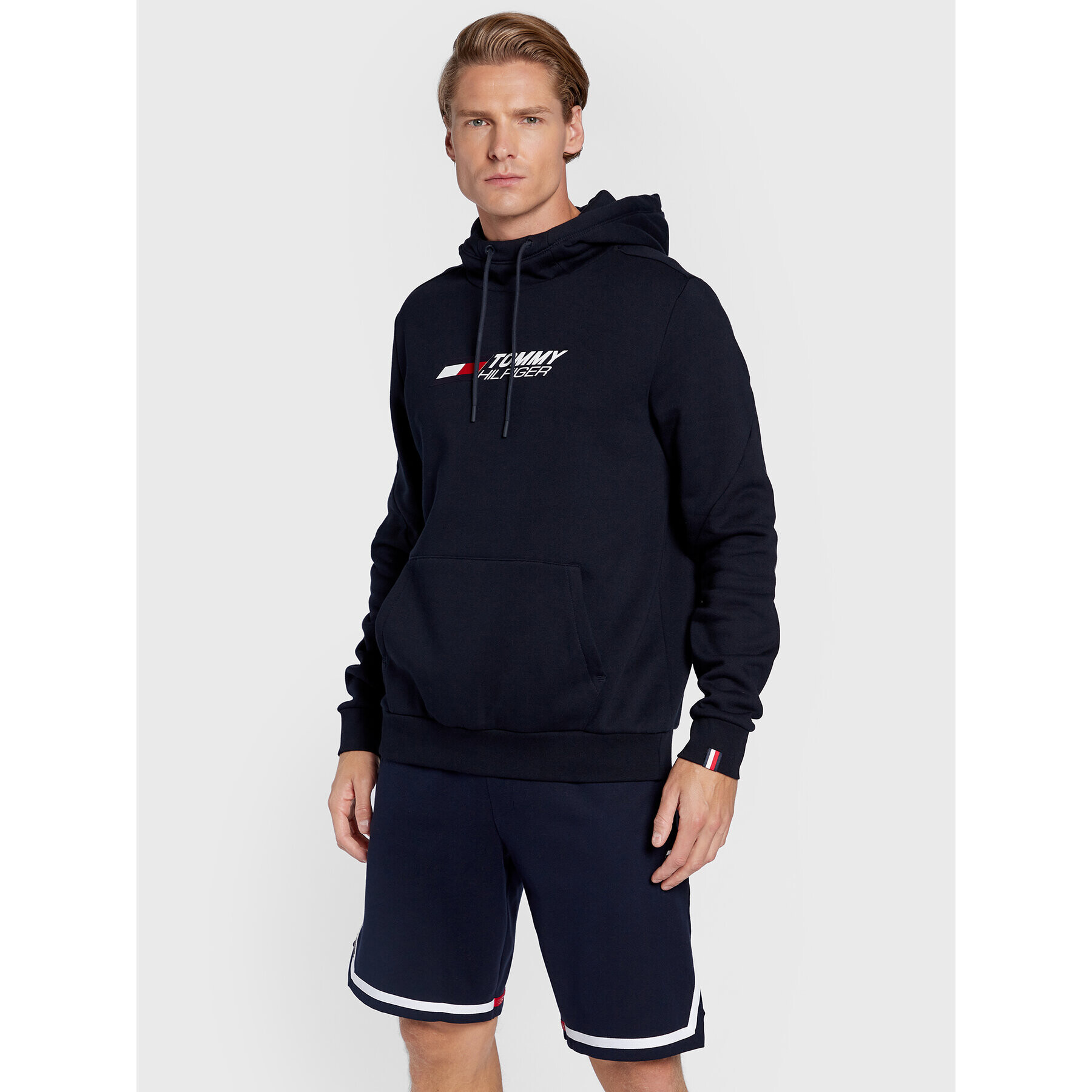 Tommy Hilfiger Mikina Essentials MW0MW27926 Tmavomodrá Regular Fit - Pepit.sk