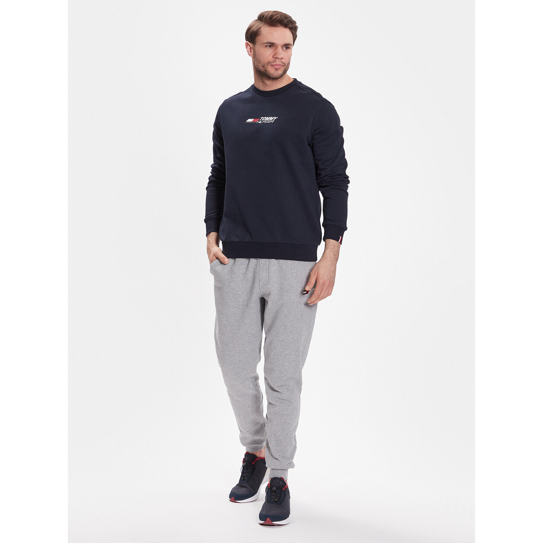 Tommy Hilfiger Mikina Essentials MW0MW30382 Tmavomodrá Regular Fit - Pepit.sk