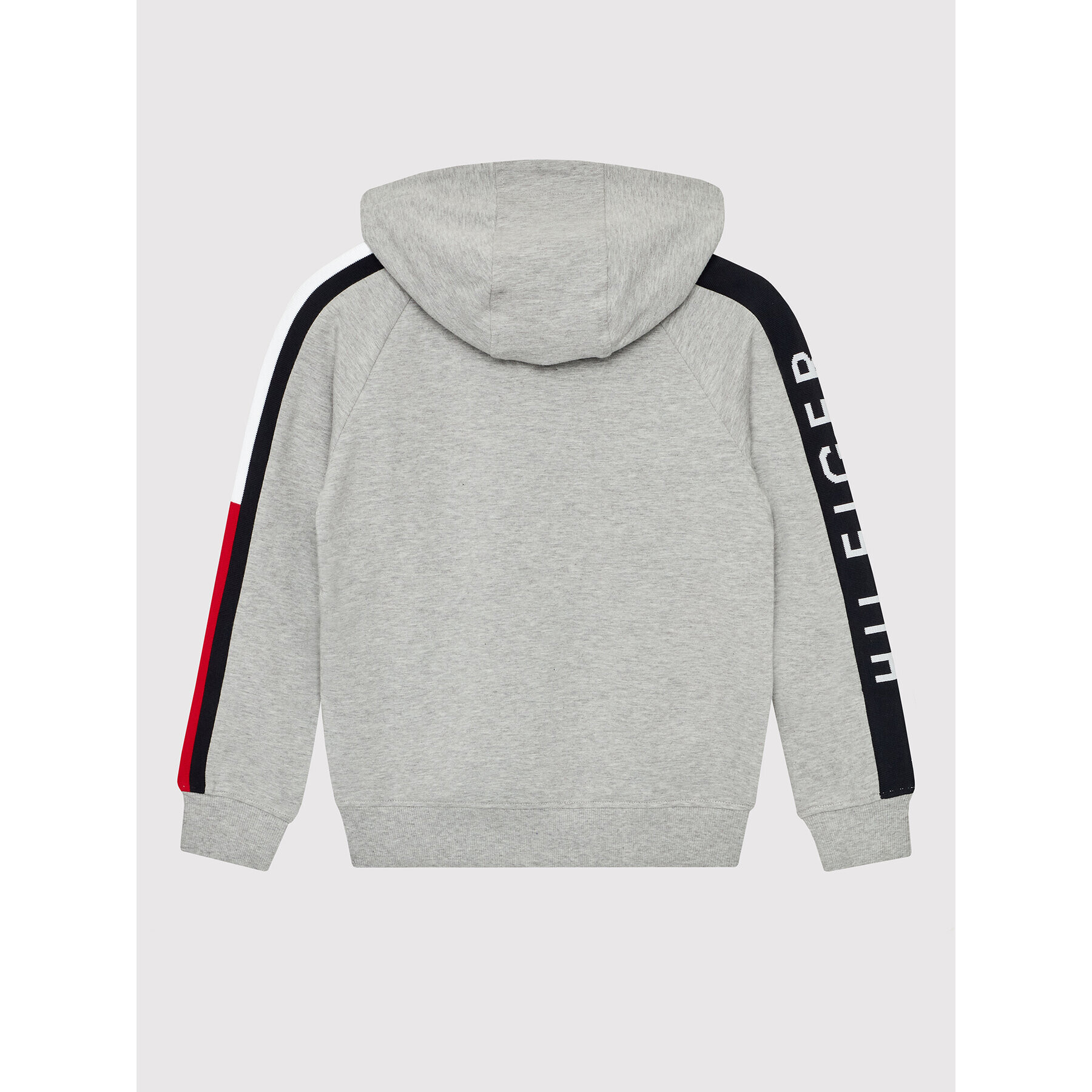 Tommy Hilfiger Mikina Flag KB0KB07651 Sivá Regular Fit - Pepit.sk