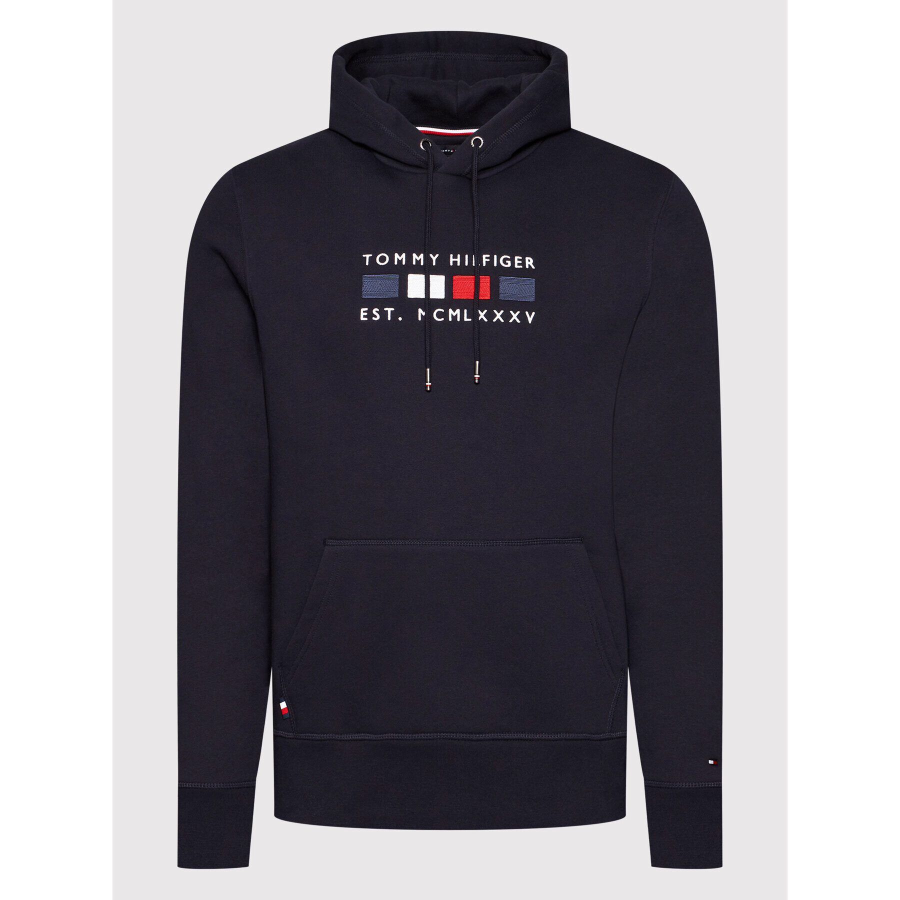 Tommy Hilfiger Mikina Four Flags MW0MW20132 Tmavomodrá Regular Fit - Pepit.sk