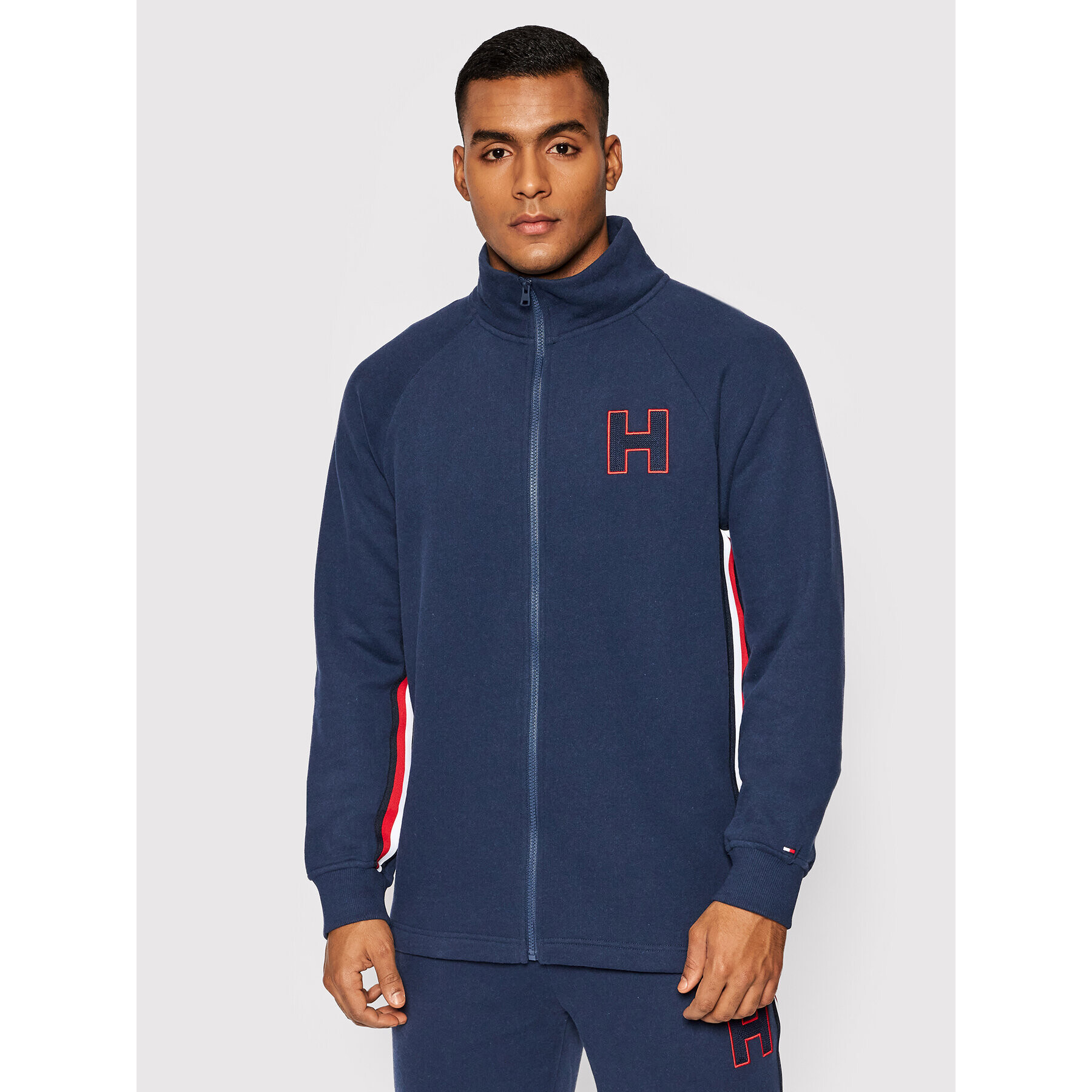 Tommy Hilfiger Mikina Fz Bomber UM0UM02369 Tmavomodrá Regular Fit - Pepit.sk