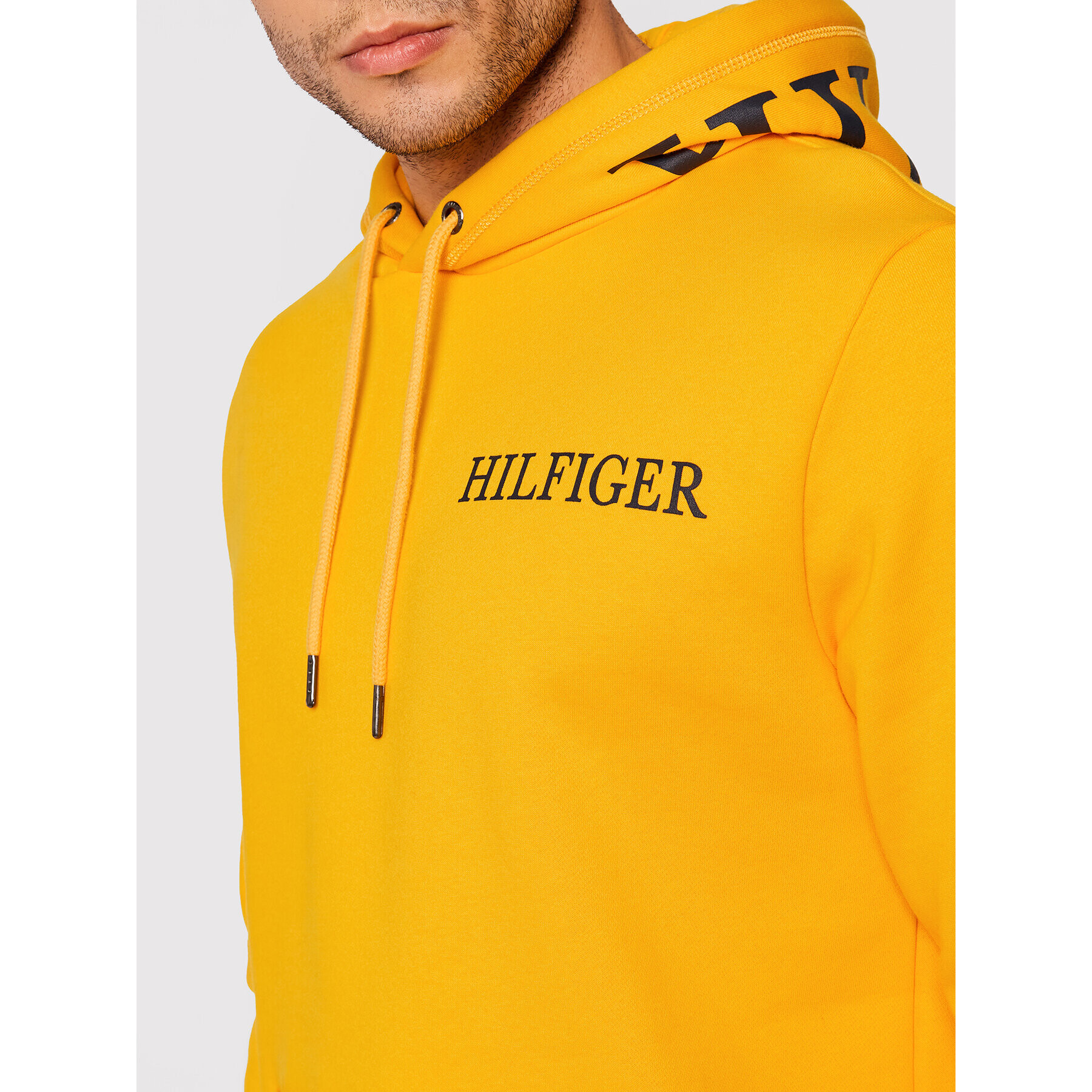 Tommy Hilfiger Mikina Hilfiger Logo On Hood MW0MW21424 Žltá Regular Fit - Pepit.sk