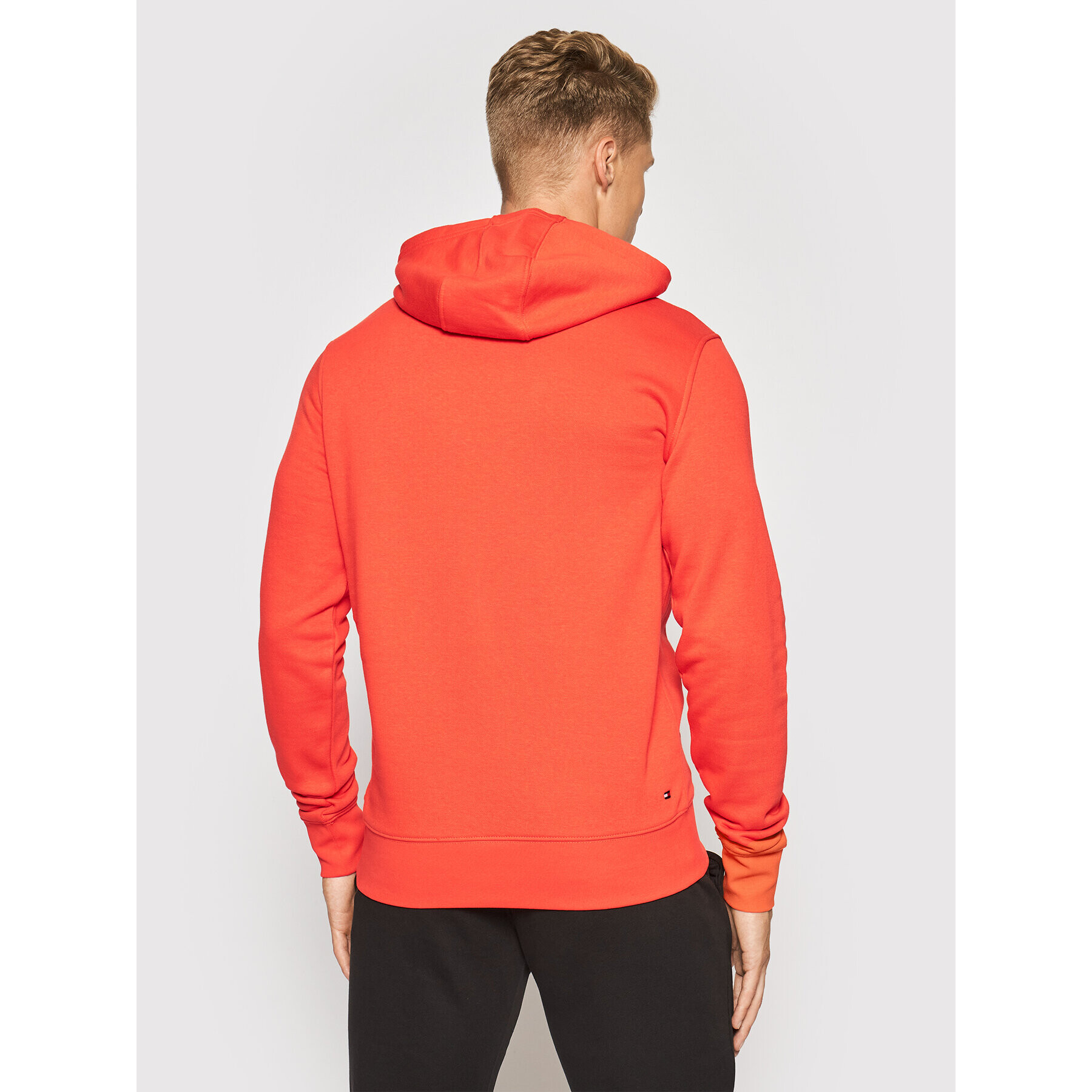 Tommy Hilfiger Mikina Logo Hoodie MW0MW18713 Oranžová Regular Fit - Pepit.sk