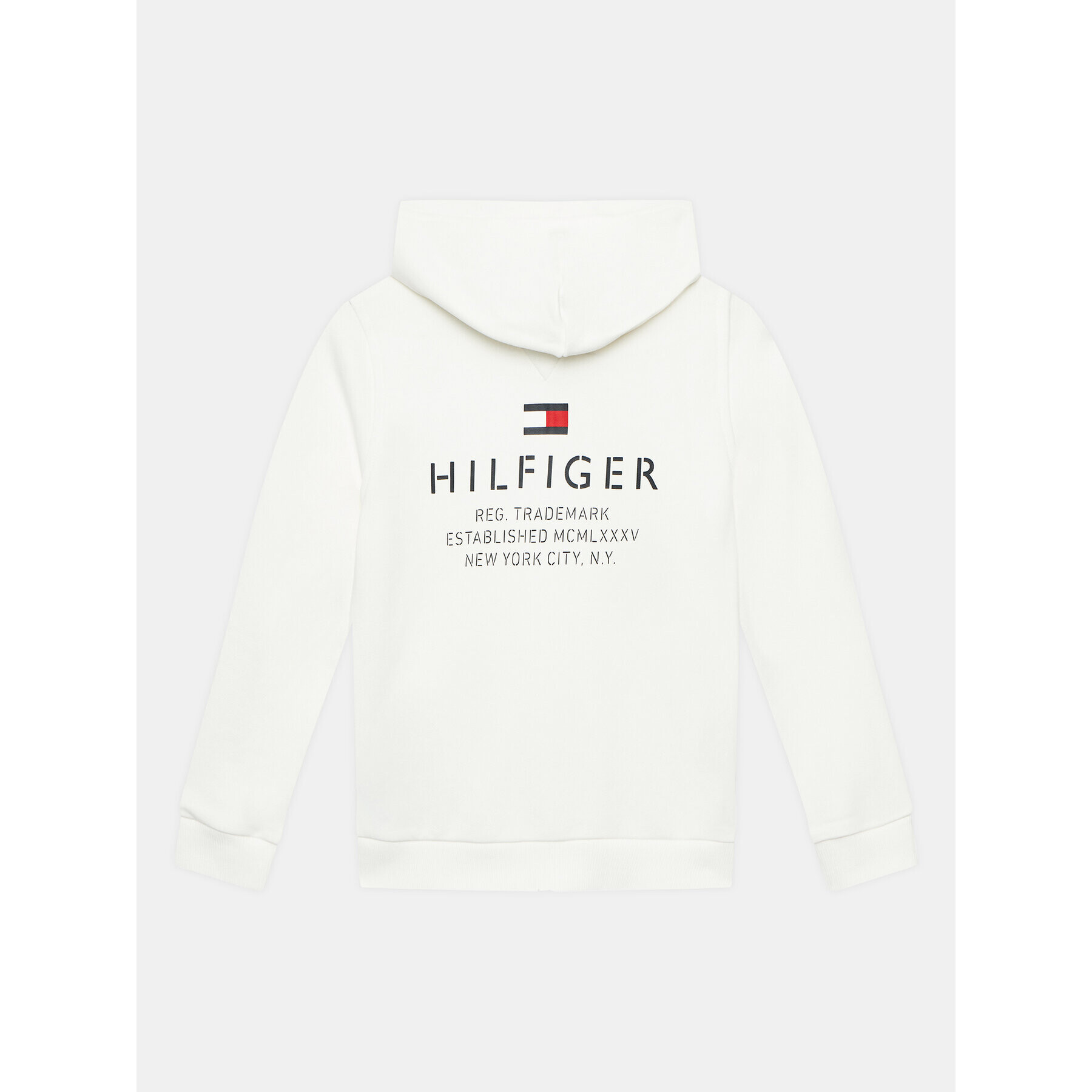 Tommy Hilfiger Mikina Logo KB0KB08233 Biela Regular Fit - Pepit.sk