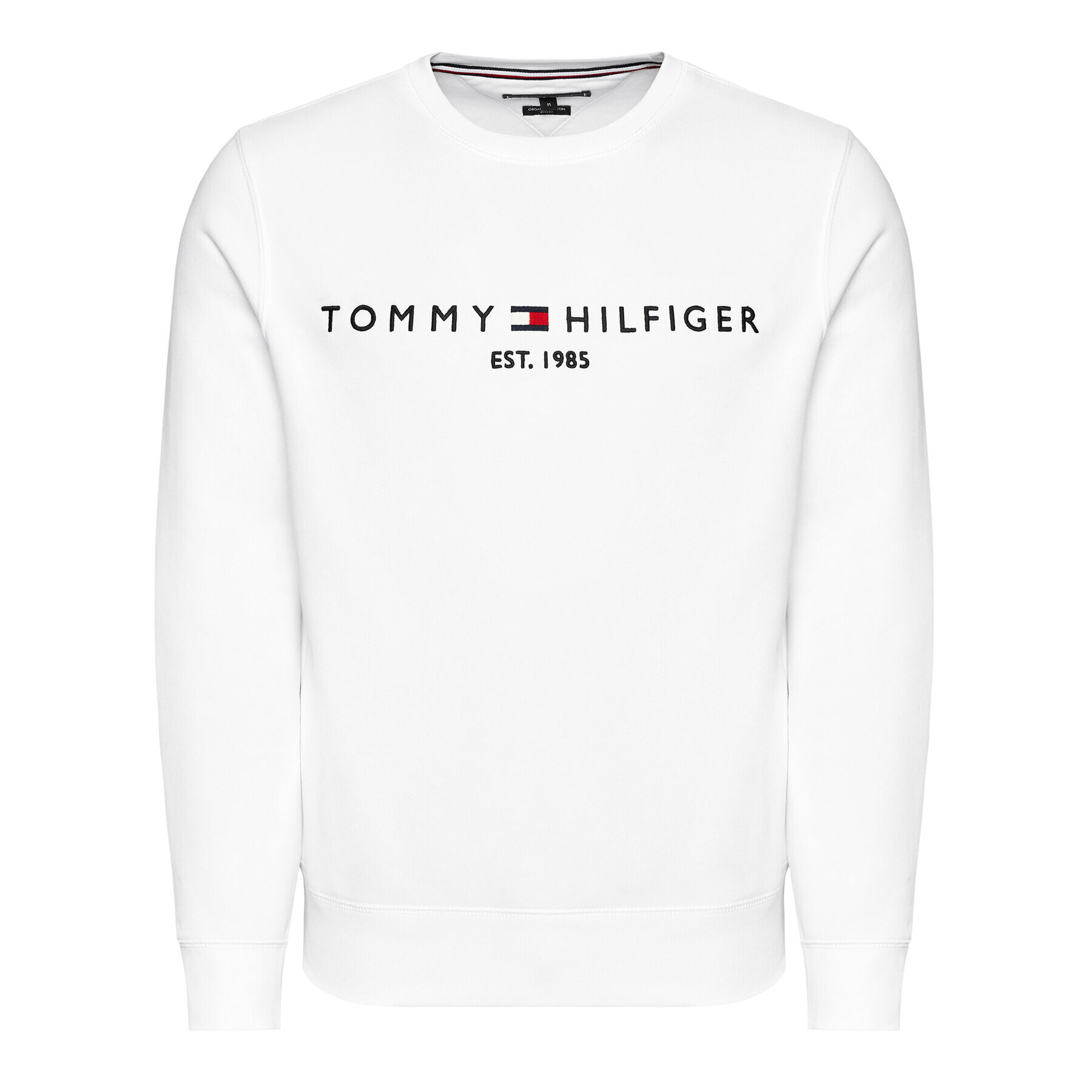 Tommy Hilfiger Mikina Logo MW0MW11596 Biela Regular Fit - Pepit.sk