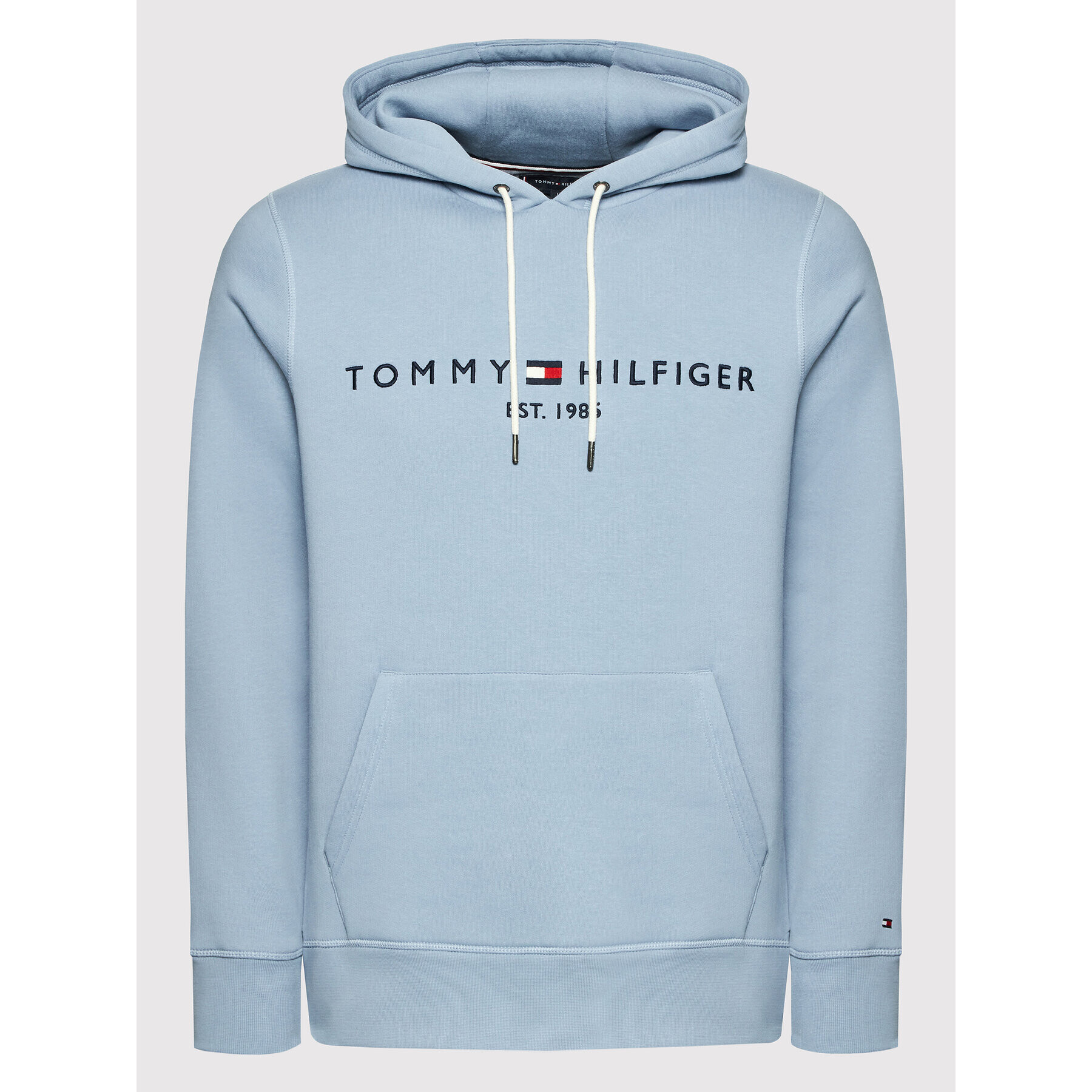 Tommy Hilfiger Mikina Logo MW0MW11599 Modrá Regular Fit - Pepit.sk