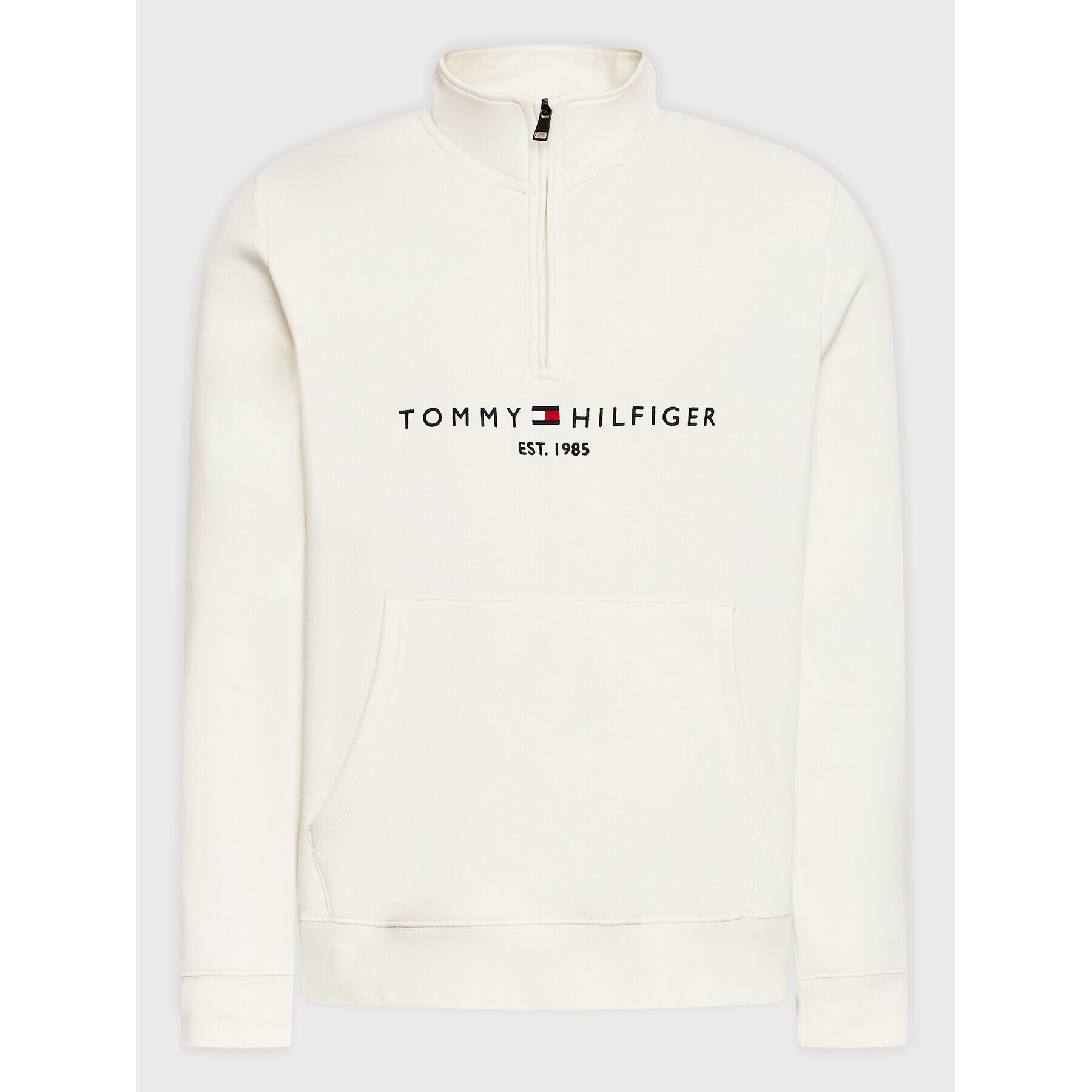 Tommy Hilfiger Mikina Logo MW0MW20954 Biela Regular Fit - Pepit.sk