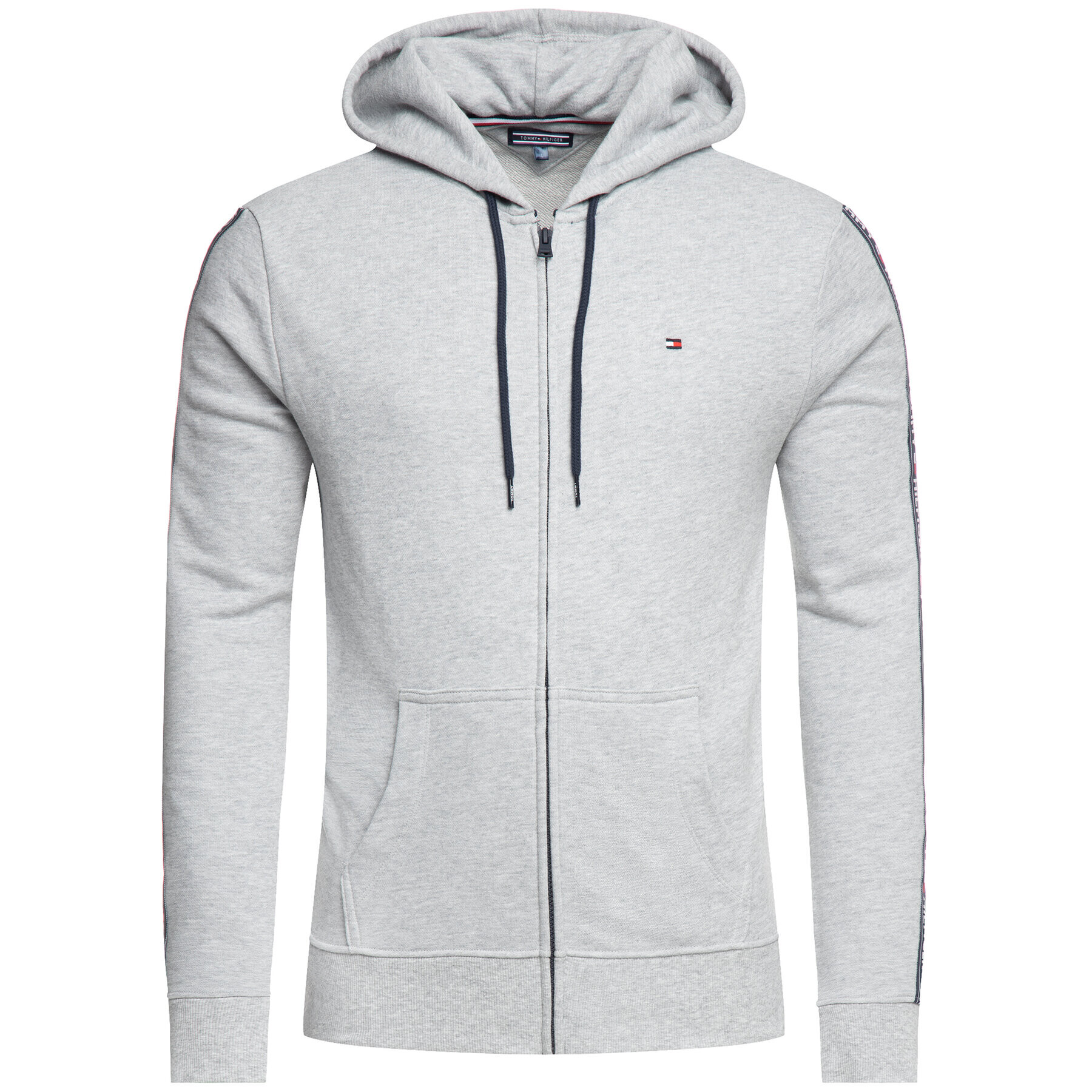 Tommy Hilfiger Mikina Logo UM0UM00708 Sivá Regular Fit - Pepit.sk