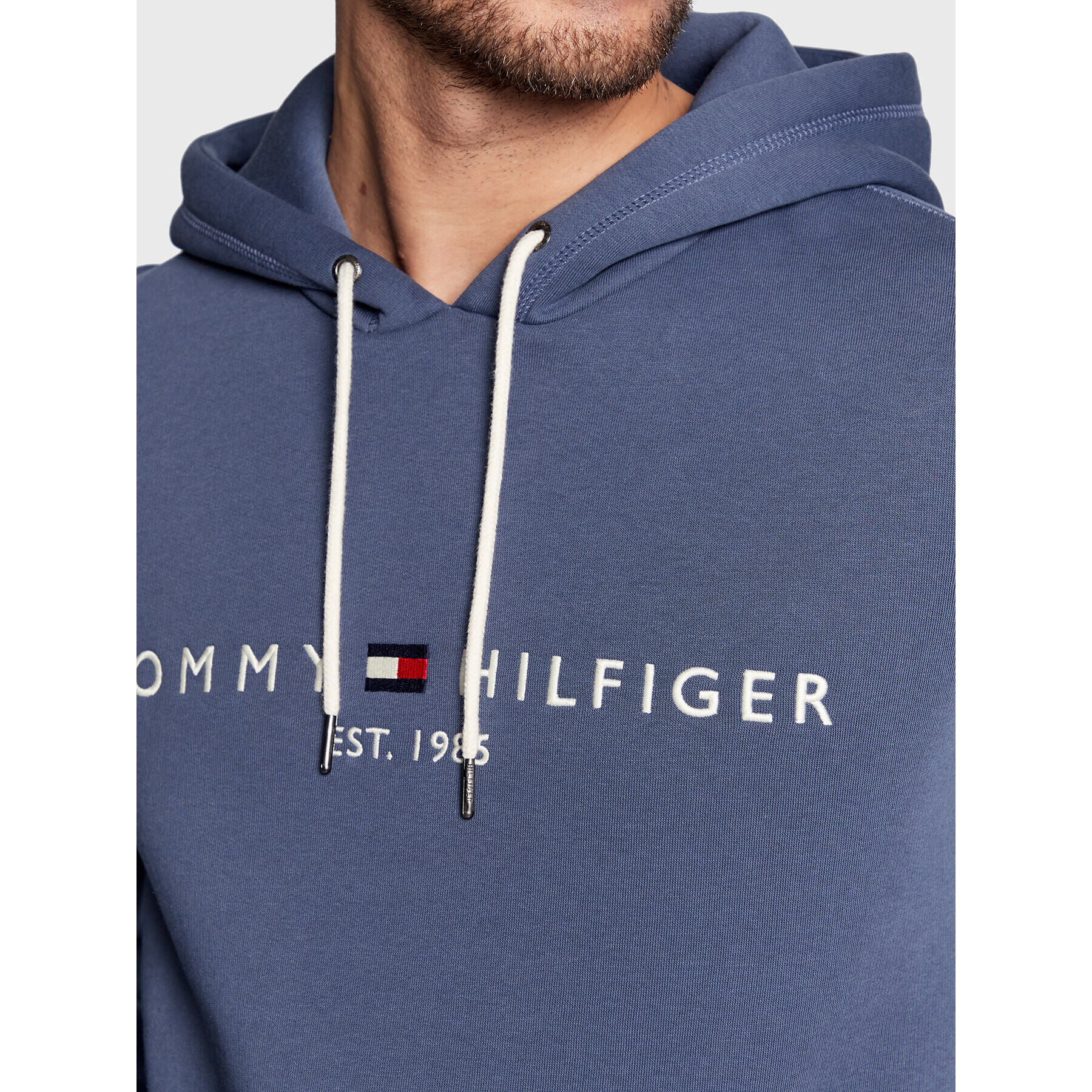 Tommy Hilfiger Mikina MW0MW11599 Modrá Regular Fit - Pepit.sk