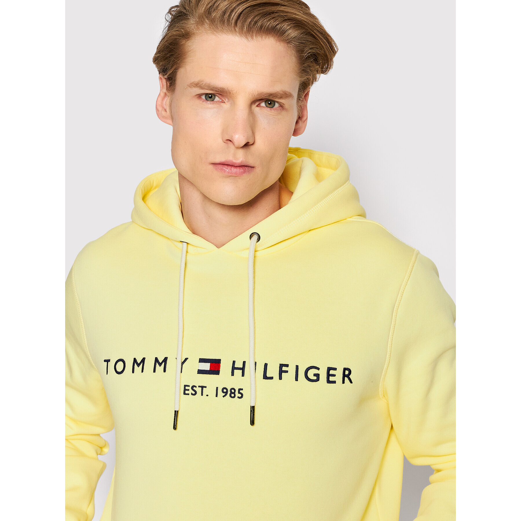 Tommy Hilfiger Mikina MW0MW11599 Žltá Regular Fit - Pepit.sk