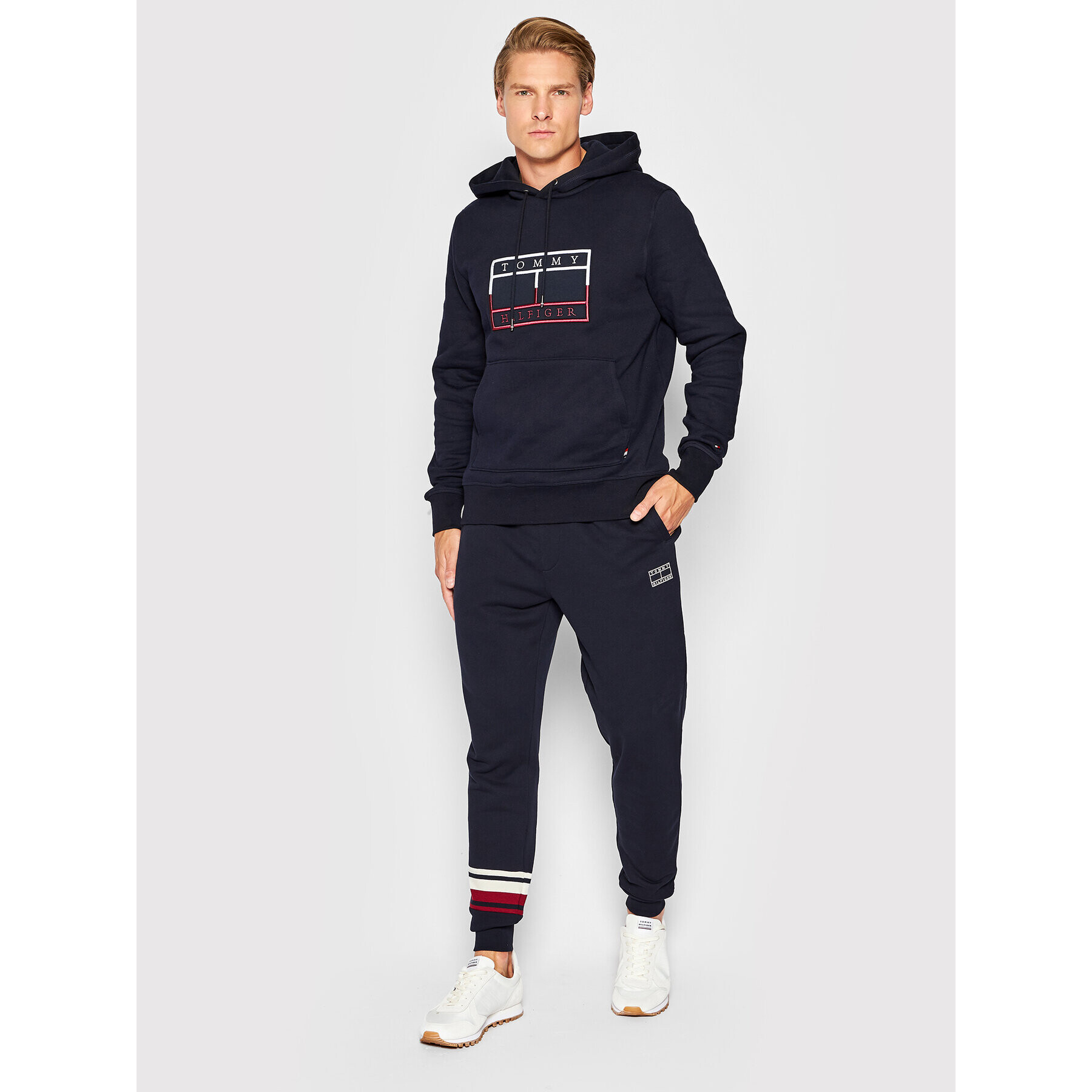 Tommy Hilfiger Mikina MW0MW25600 Tmavomodrá Regular Fit - Pepit.sk