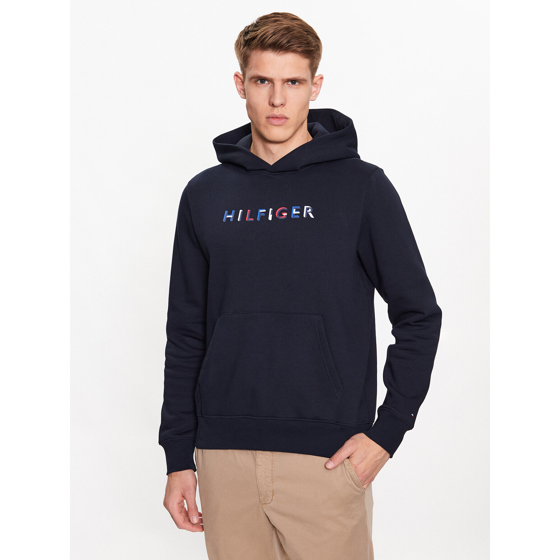 Tommy Hilfiger Mikina MW0MW32014 Tmavomodrá Regular Fit - Pepit.sk