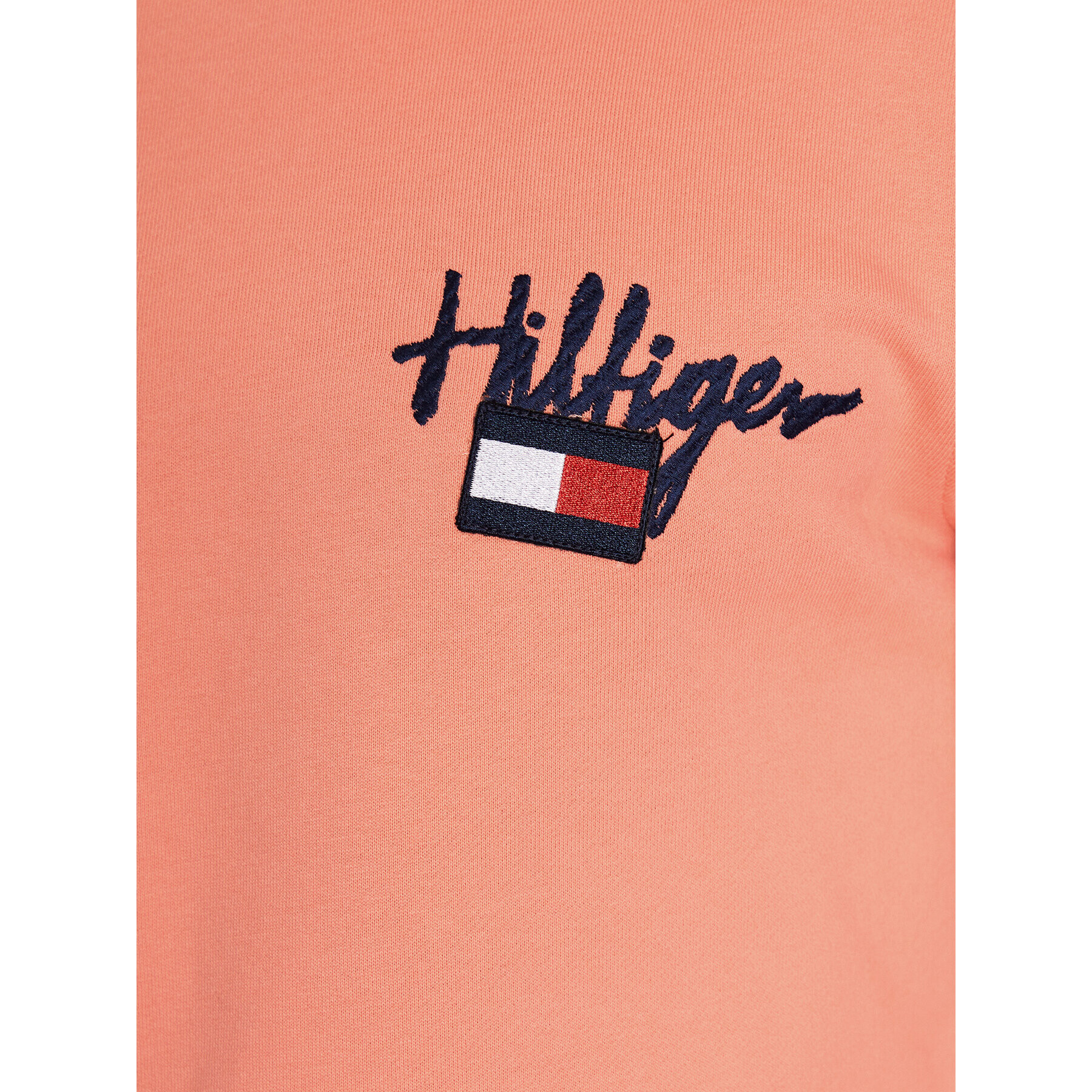 Tommy Hilfiger Mikina Painted Graphic Crew MW0MW31268 Koralová Regular Fit - Pepit.sk