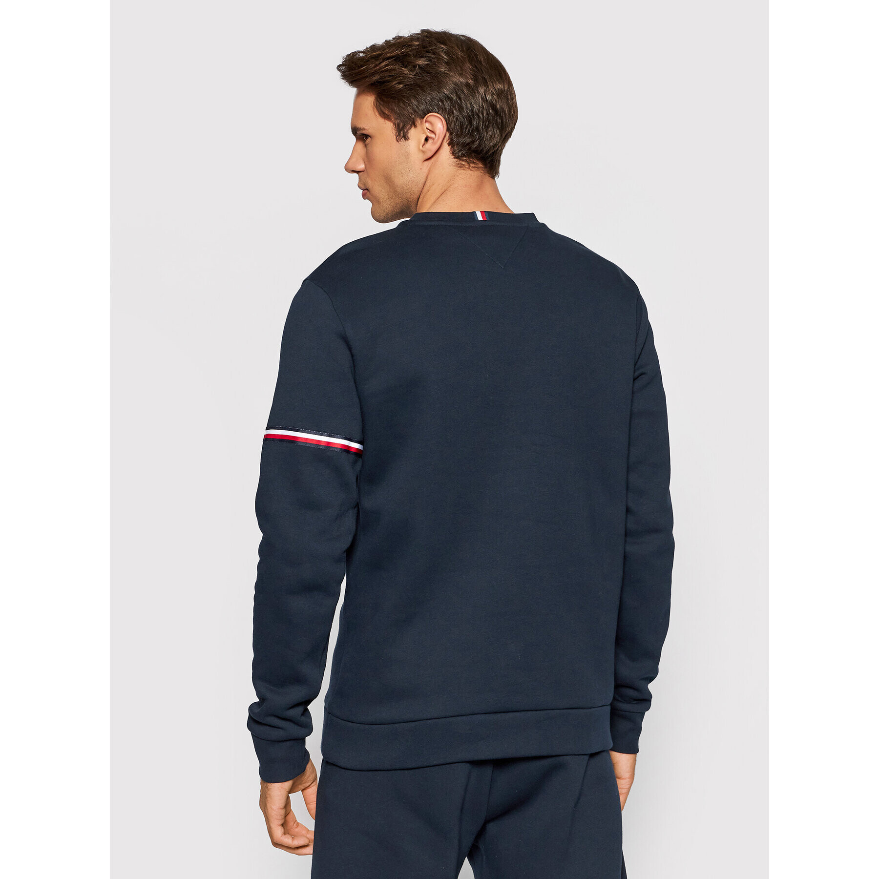 Tommy Hilfiger Mikina Tape Seasonal Crew MW0MW19769 Tmavomodrá Regular Fit - Pepit.sk